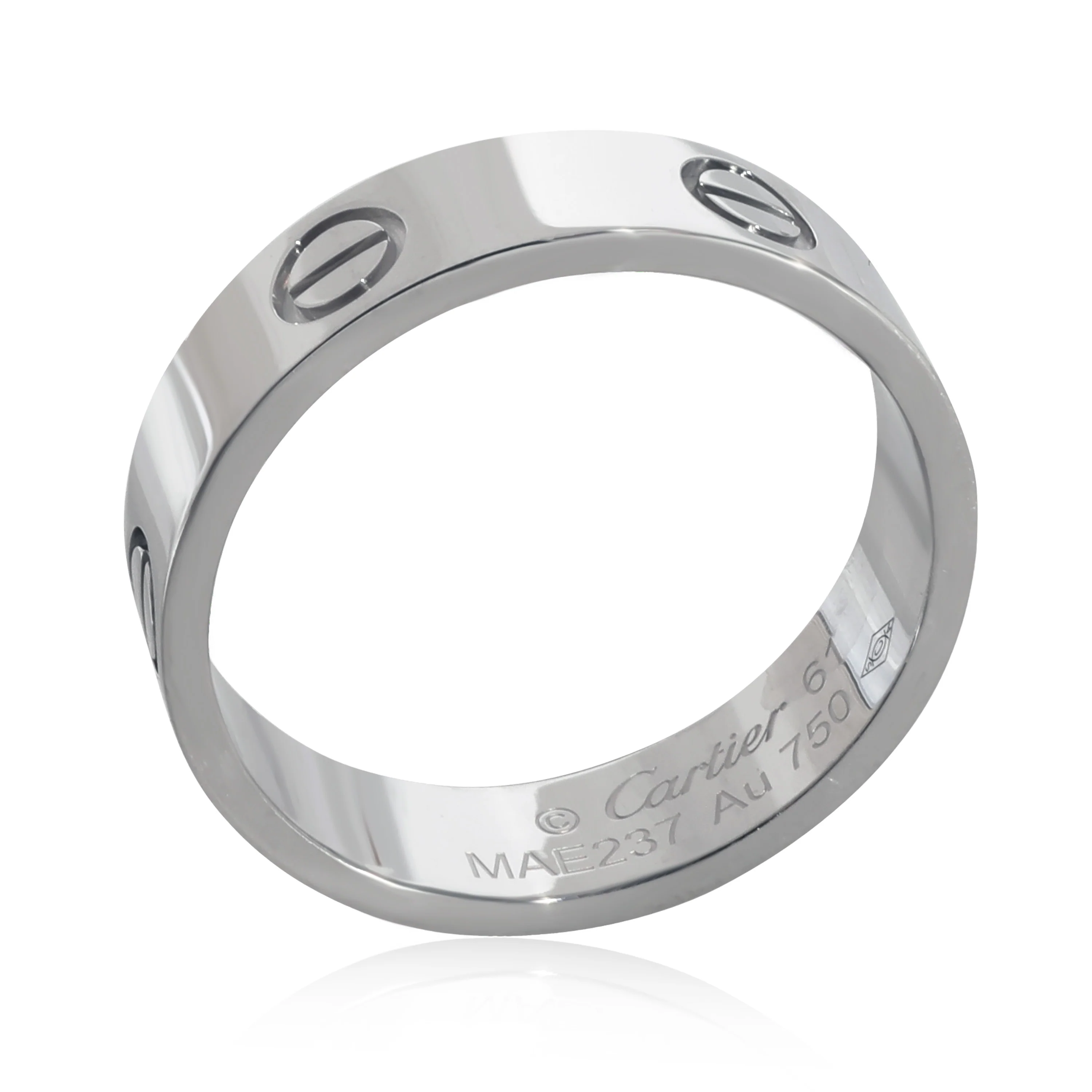 Cartier Love Ring in 18k White Gold - Image 2
