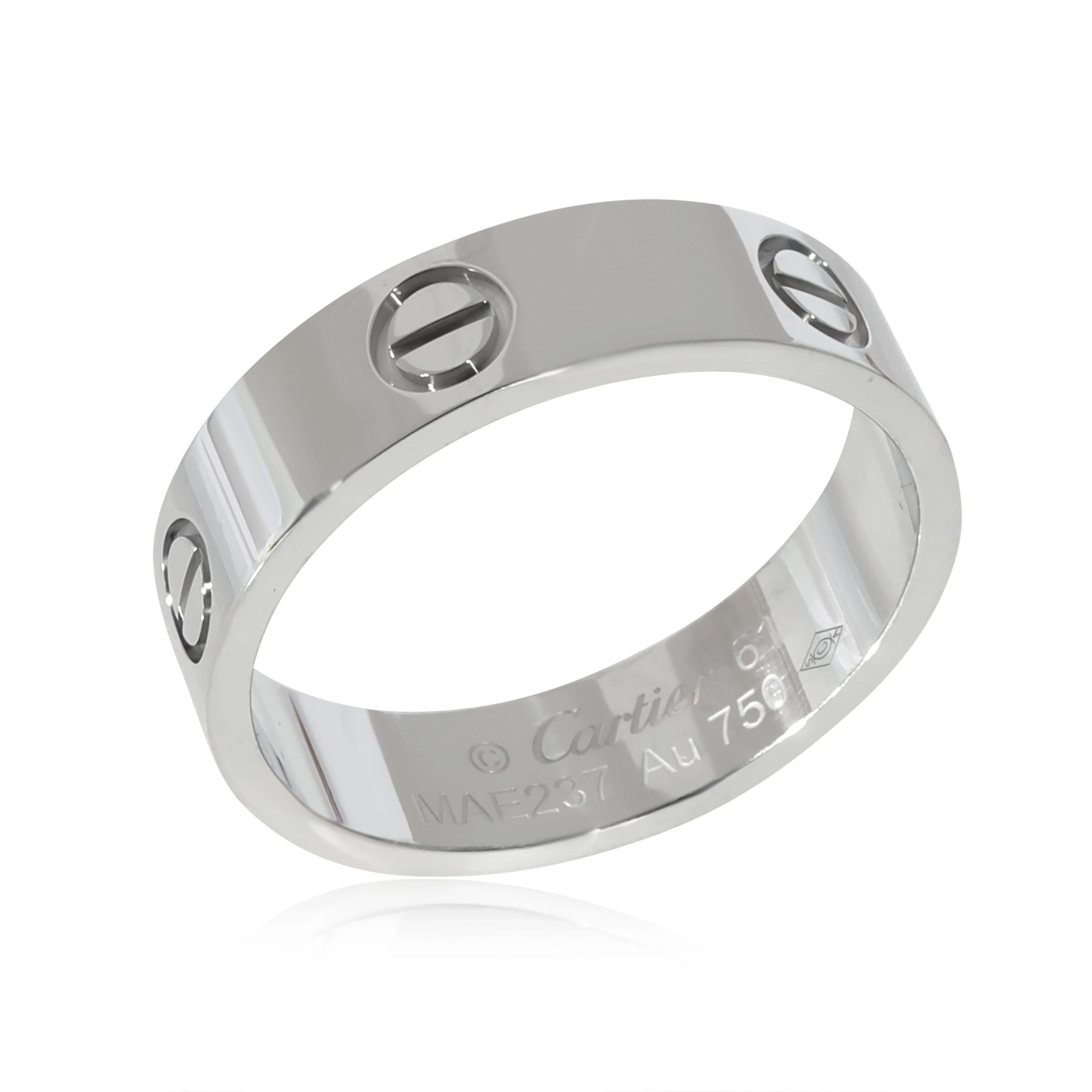 Cartier Love Ring in 18k White Gold - Image 4