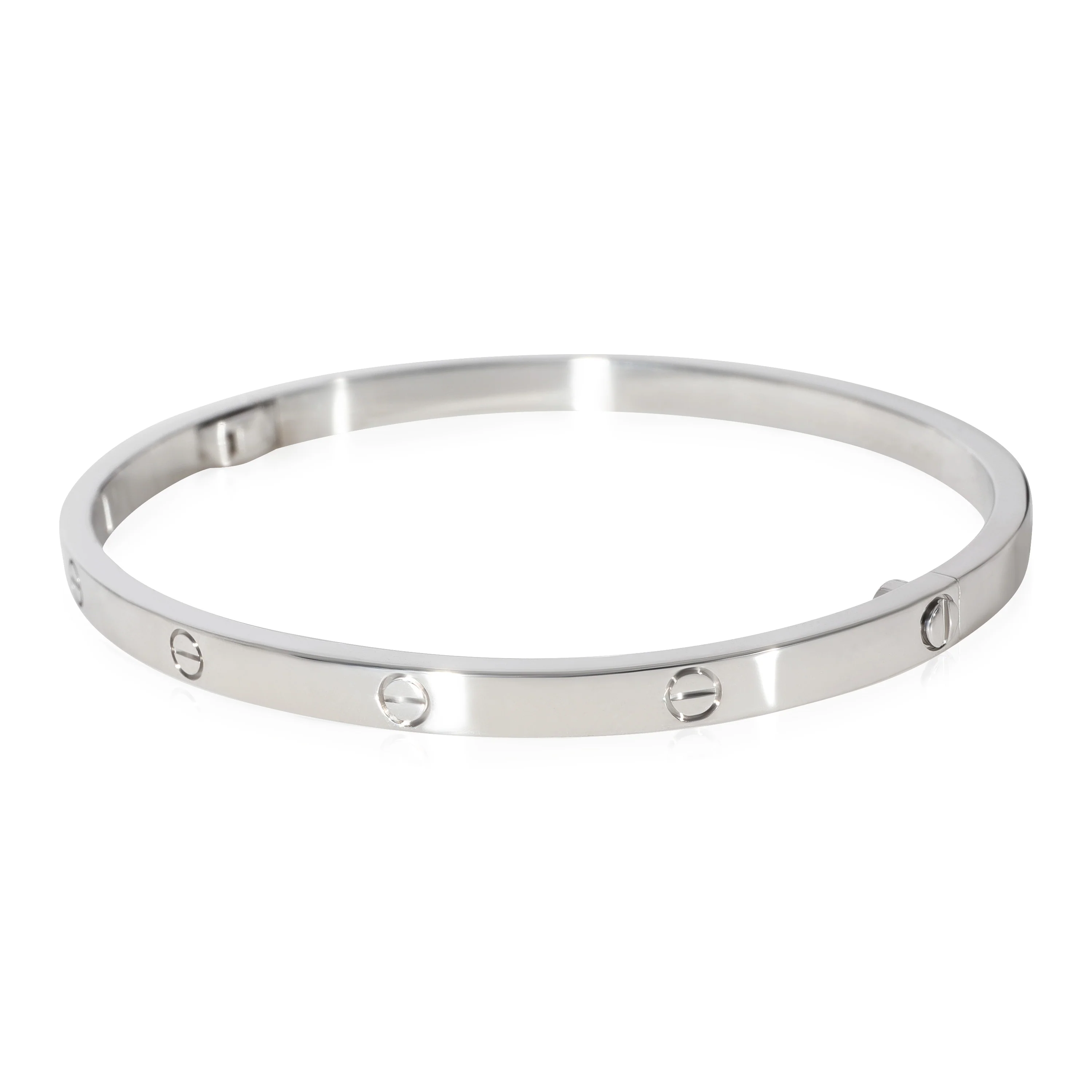 Cartier Love Bracelet, Small Model (White Gold) - Image 2