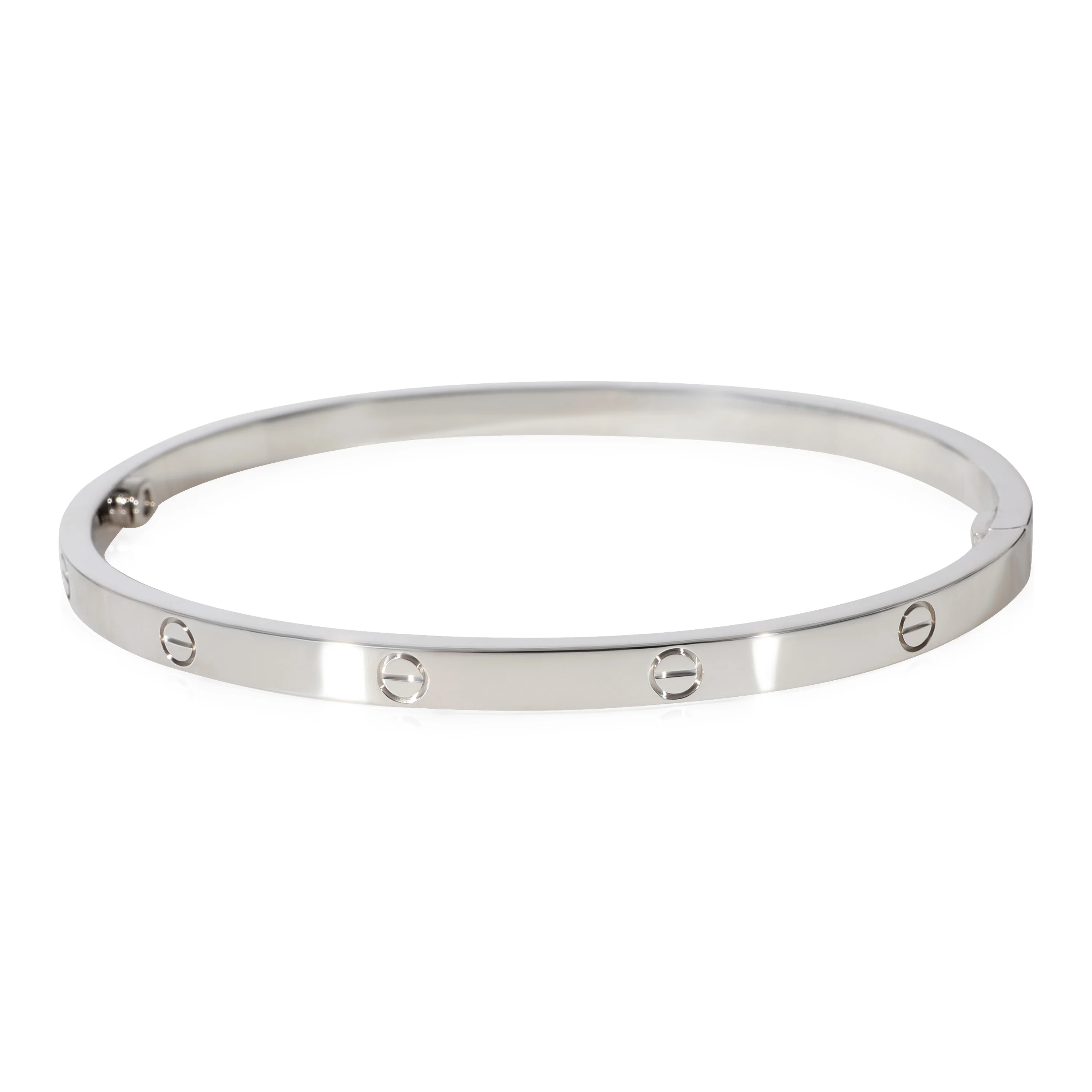 Cartier Love Bracelet, Small Model (White Gold) - Image 3