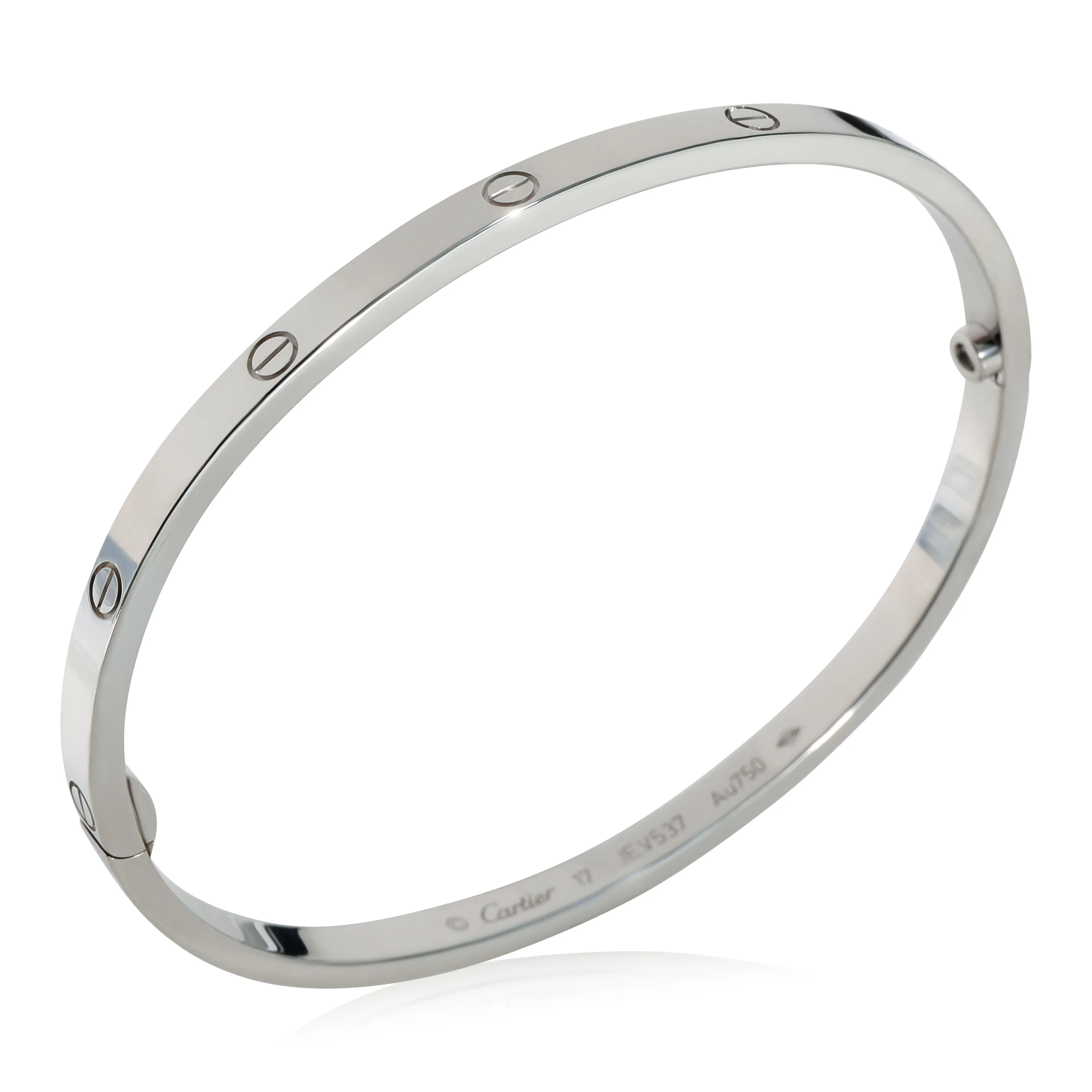 Cartier Love Bracelet, Small Model (White Gold) - Image 4