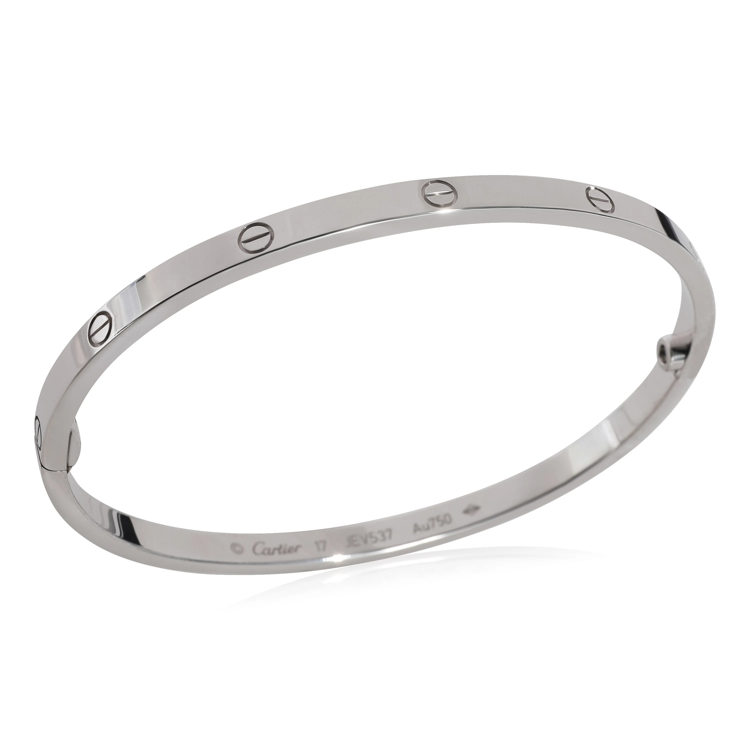 Cartier Love Bracelet, Small Model (White Gold) - Image 5