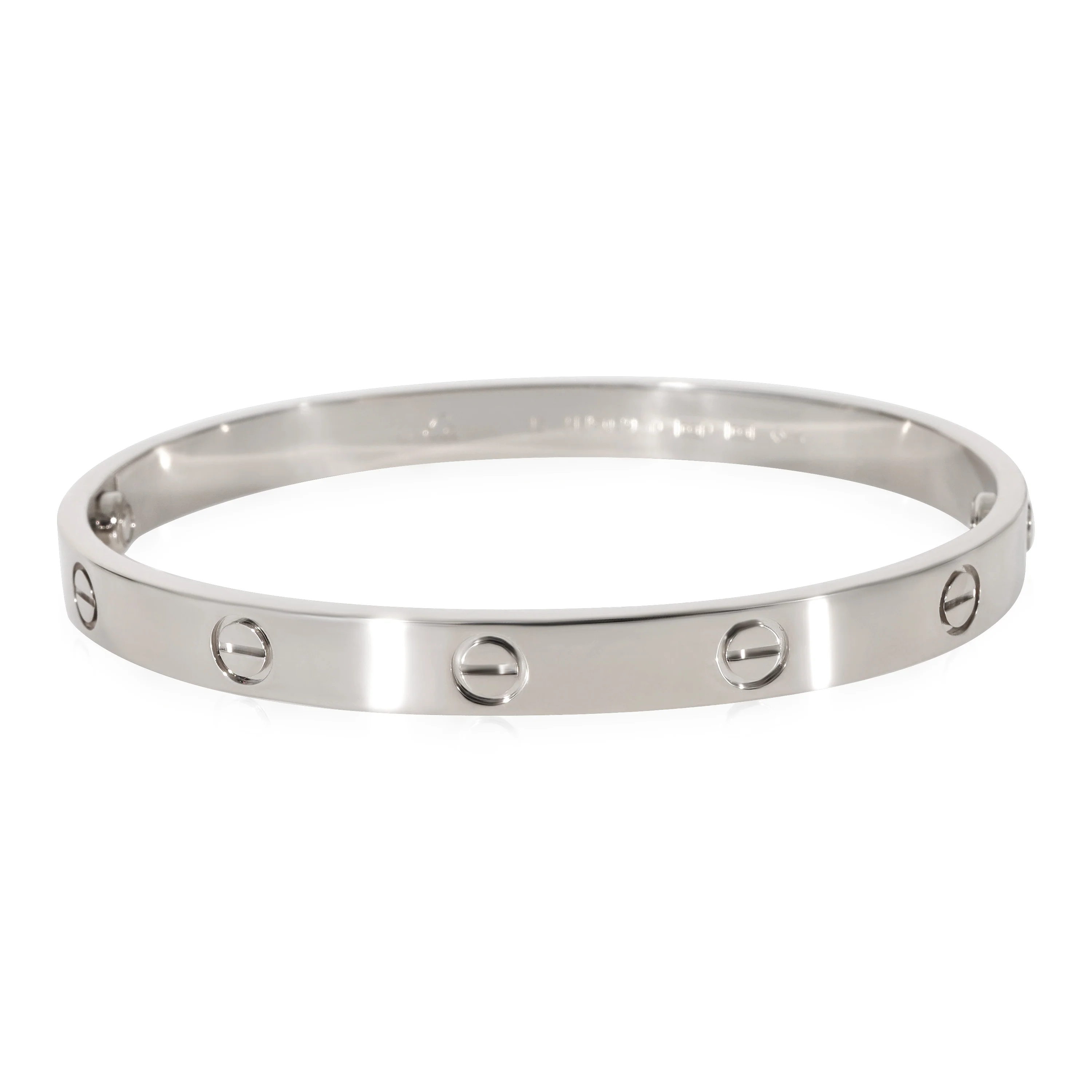 Cartier Love Bracelet in 18k White Gold