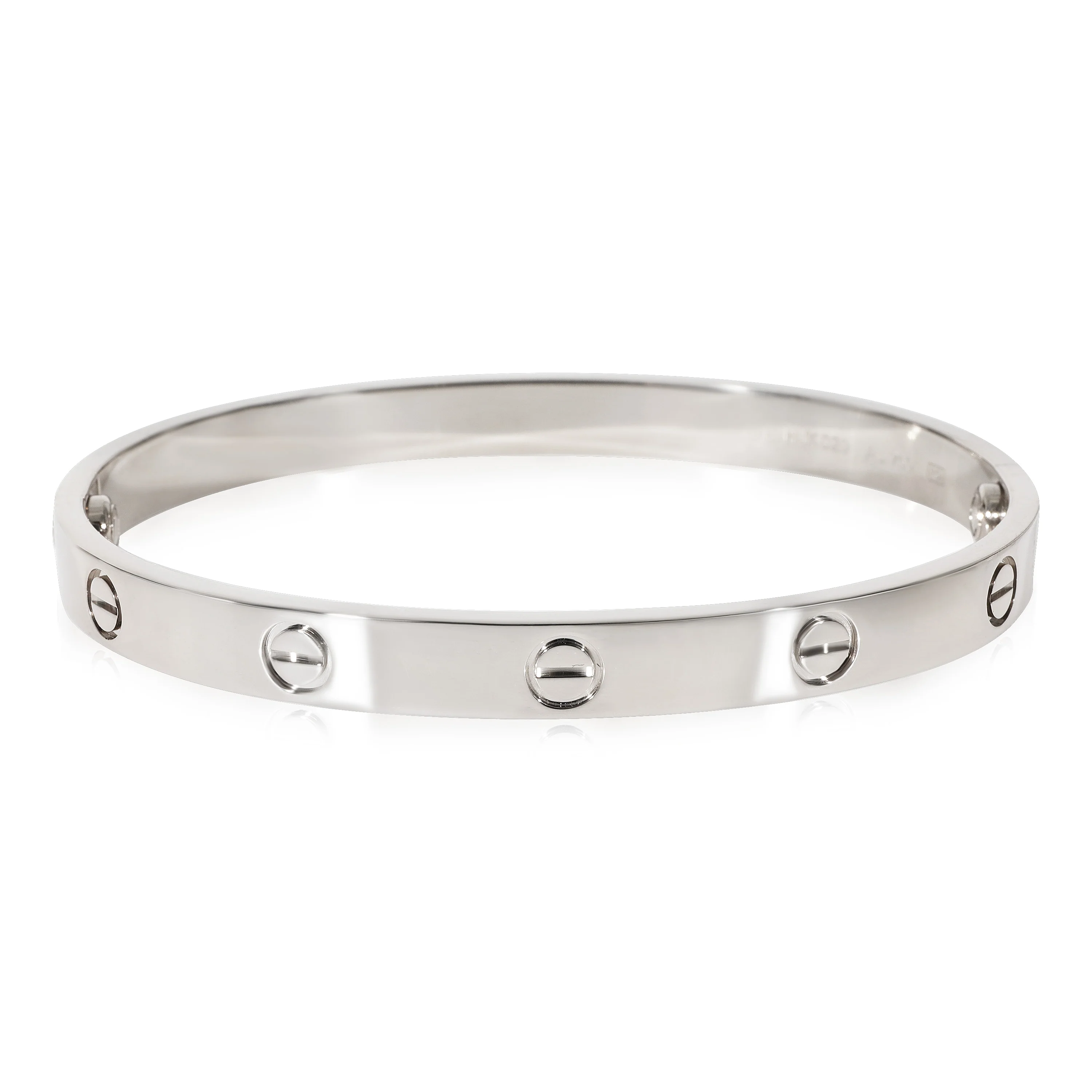 Cartier Love Bracelet in 18k White Gold - Image 4