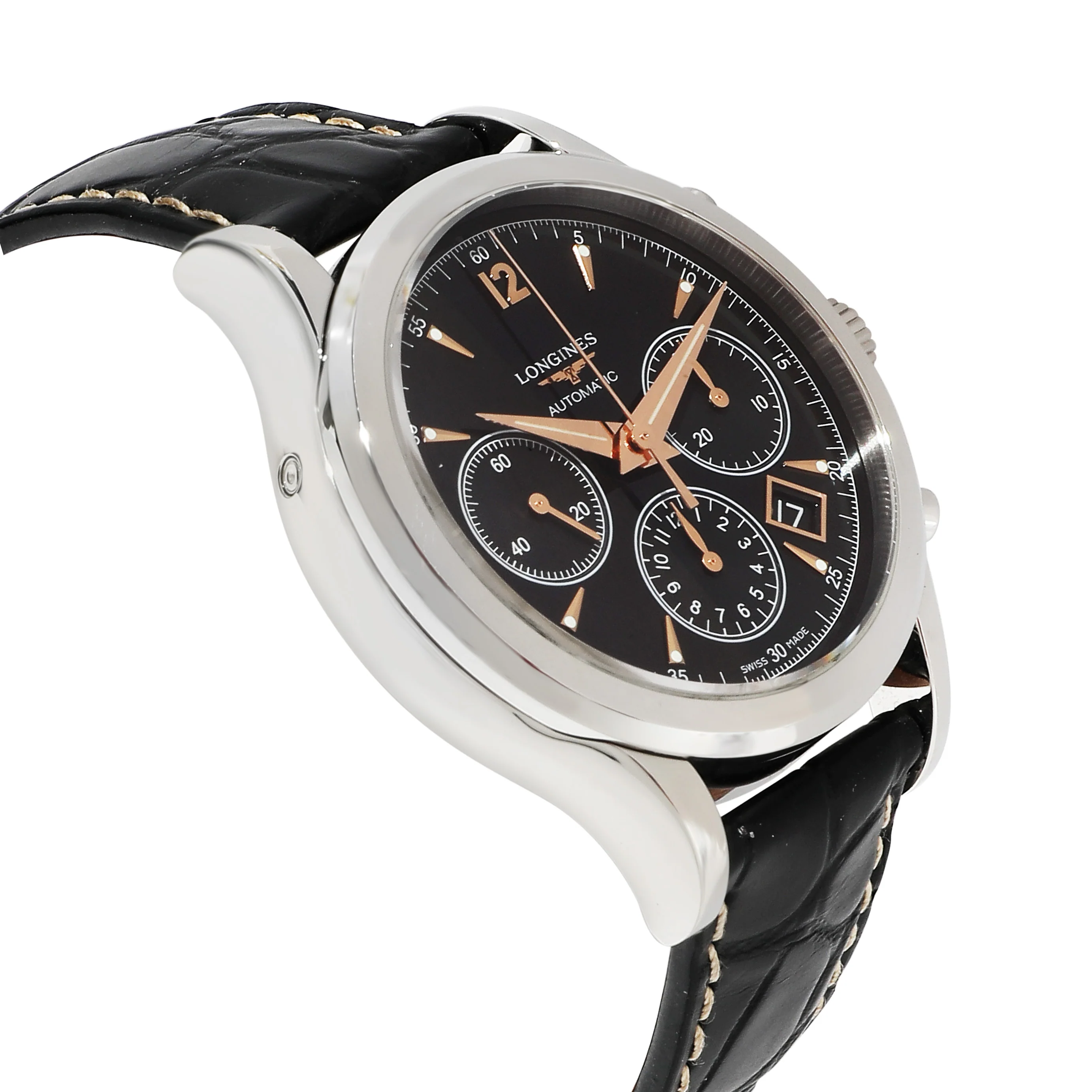 Longines Heritage Chrono L2.750.4 Mens Watch in Stainless Steel - Image 2