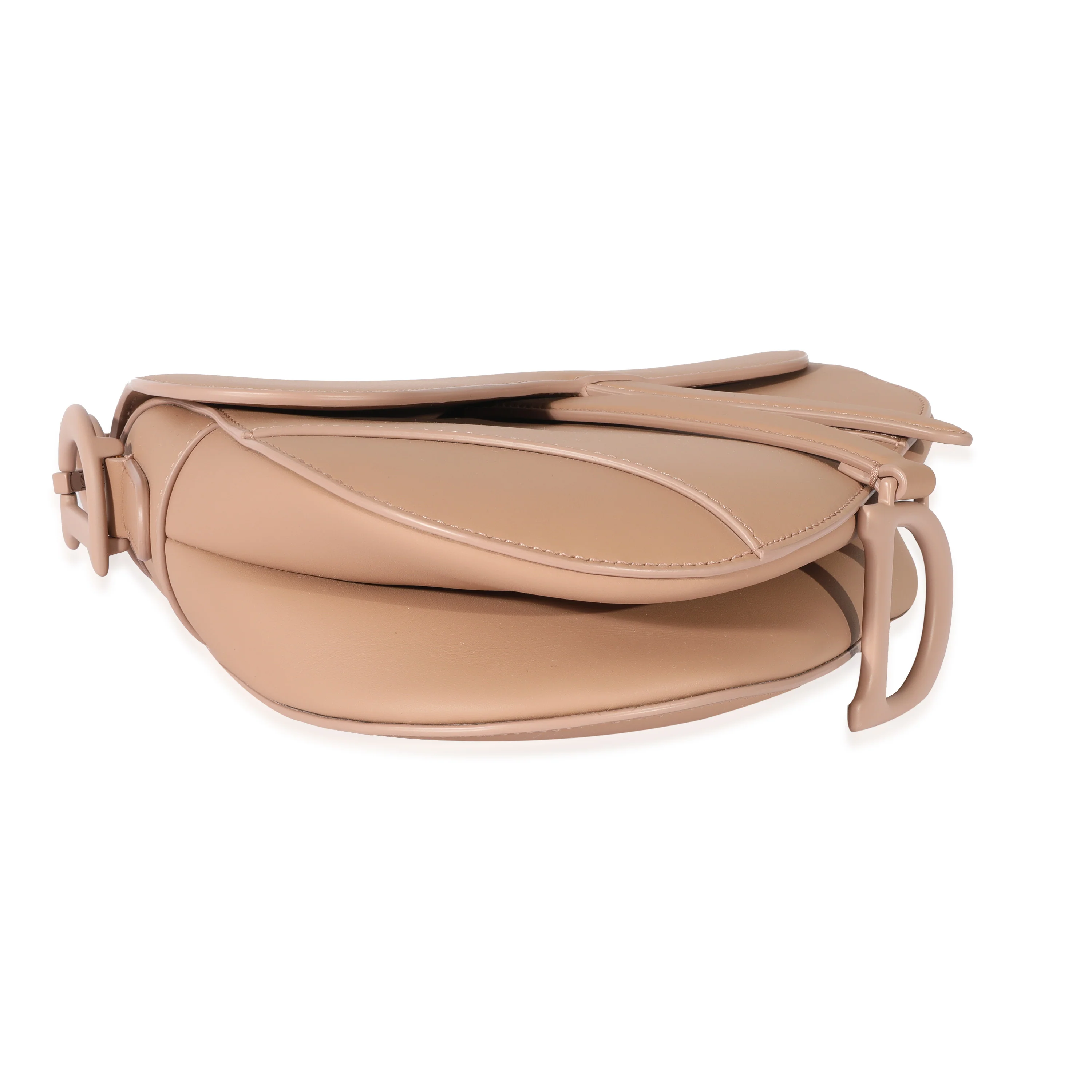 Christian Dior Beige Leather Ultramatte Saddle Bag - Image 7