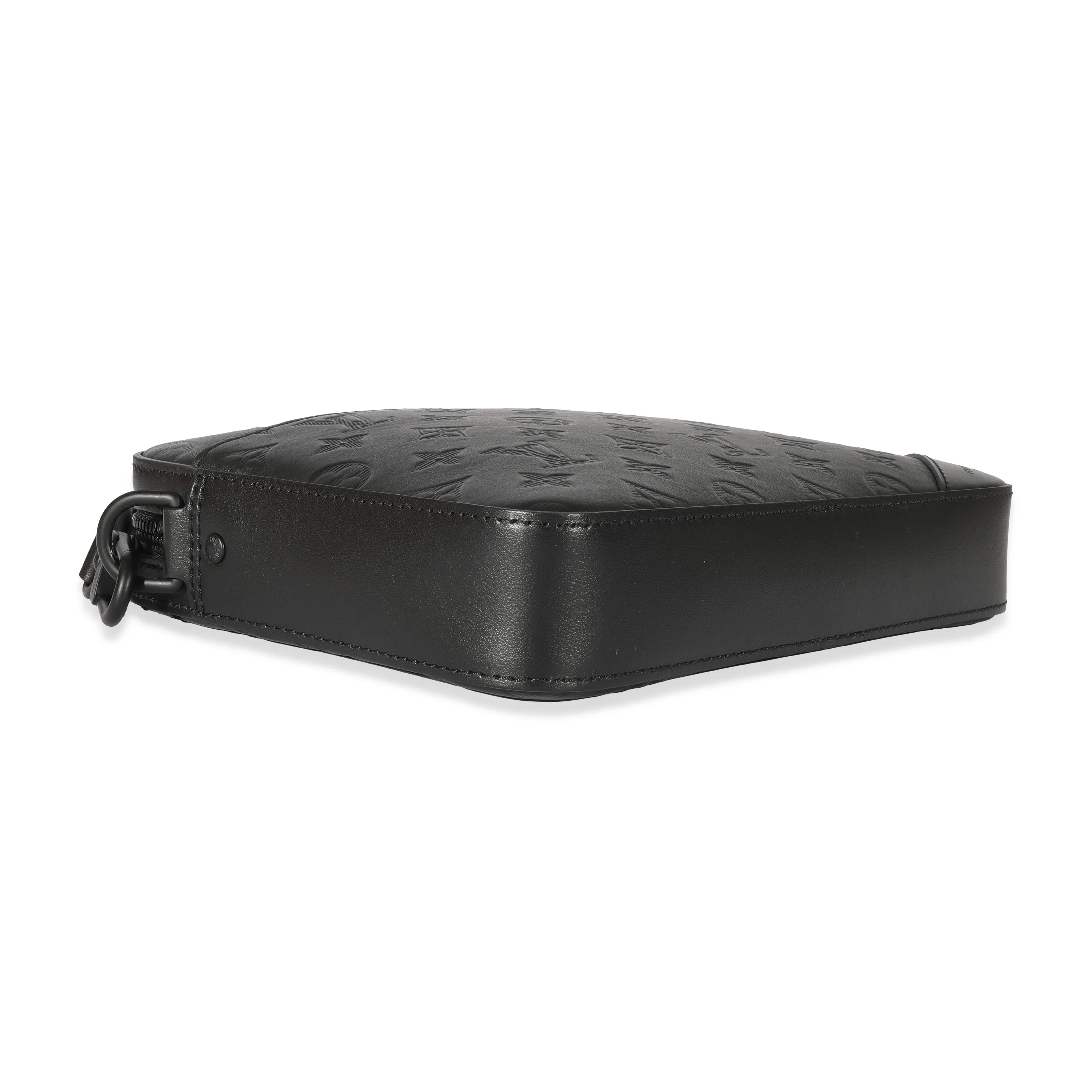 Louis Vuitton Black Shadow Monogram Shadow Duo Messenger - Image 4