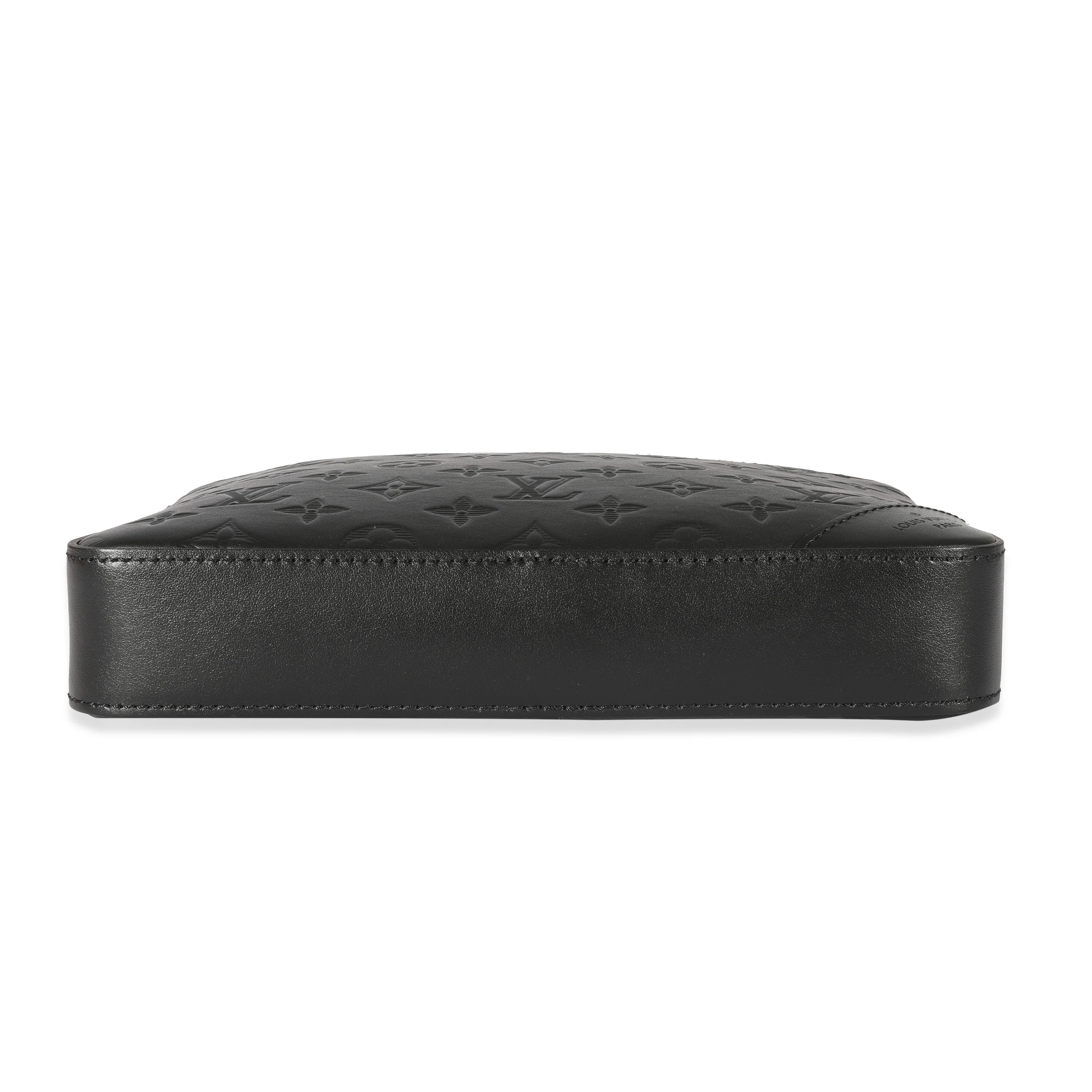 Louis Vuitton Black Shadow Monogram Shadow Duo Messenger - Image 6