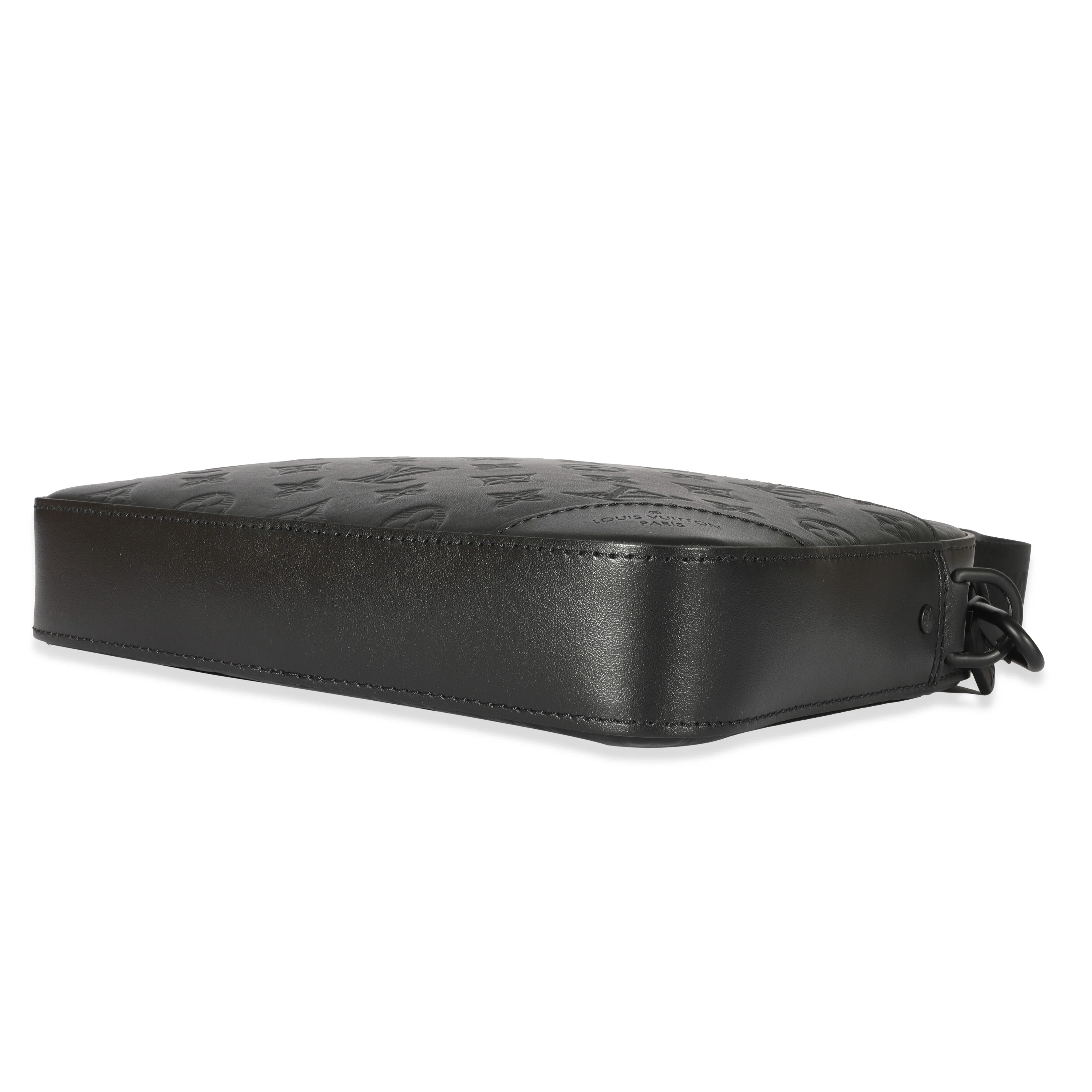 Louis Vuitton Black Shadow Monogram Shadow Duo Messenger - Image 7