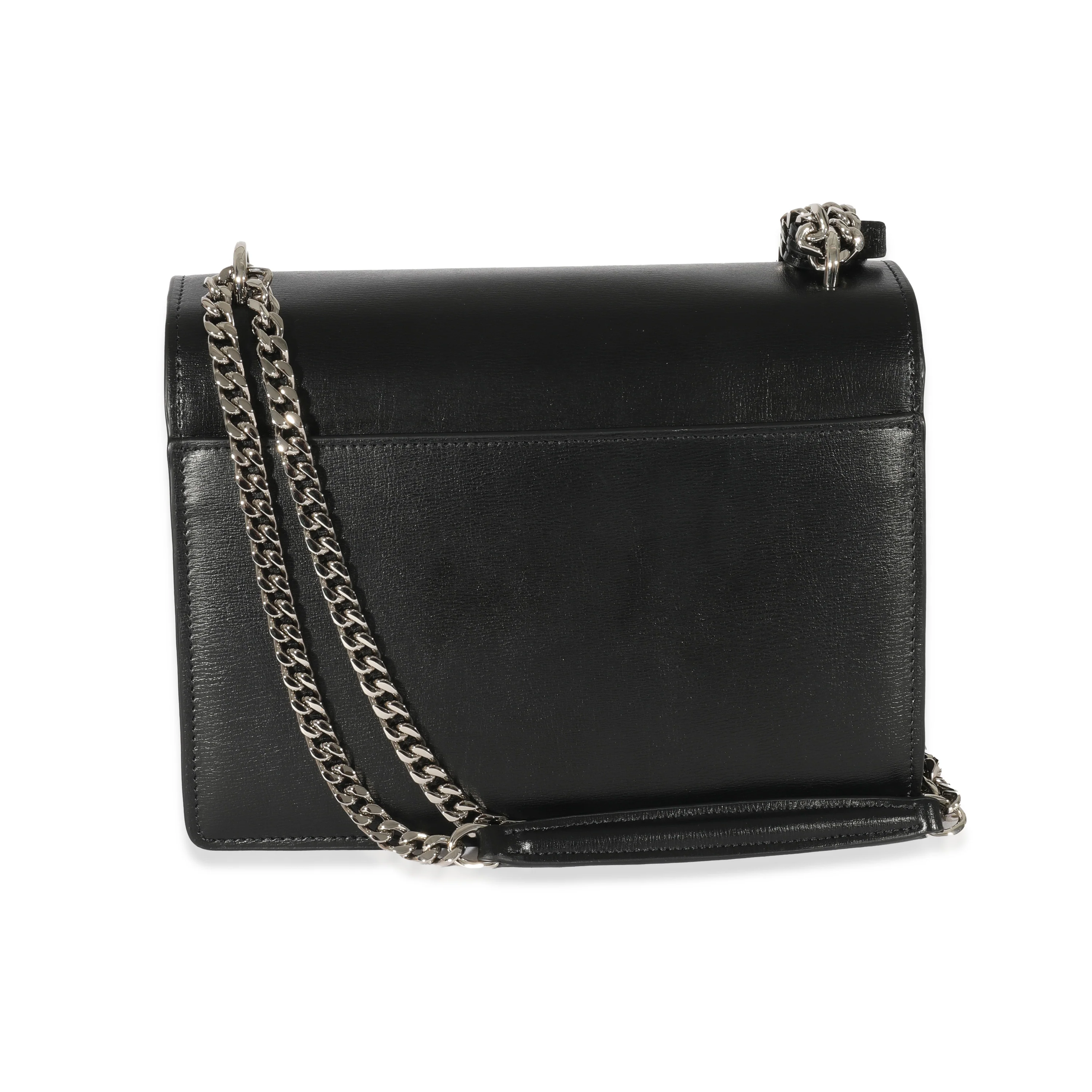 Saint Laurent Black Leather Medium Sunset Bag - Image 3