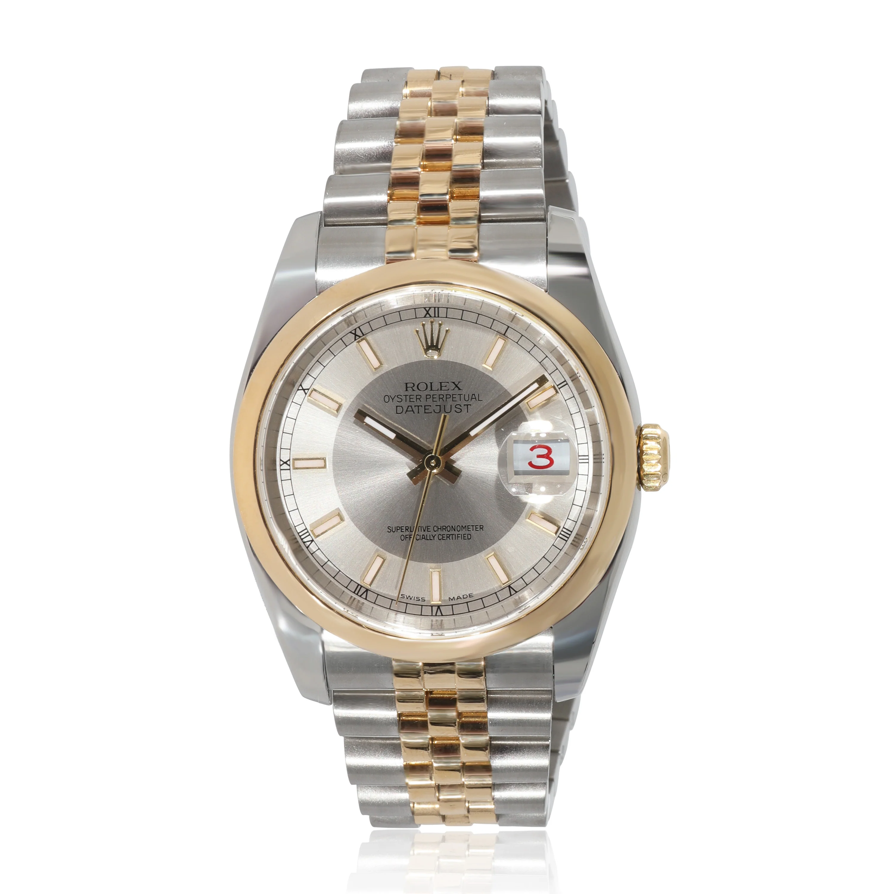 Rolex Datejust 116203 Mens Watch in 18kt Stainless Steel/Yellow Gold - Image 6