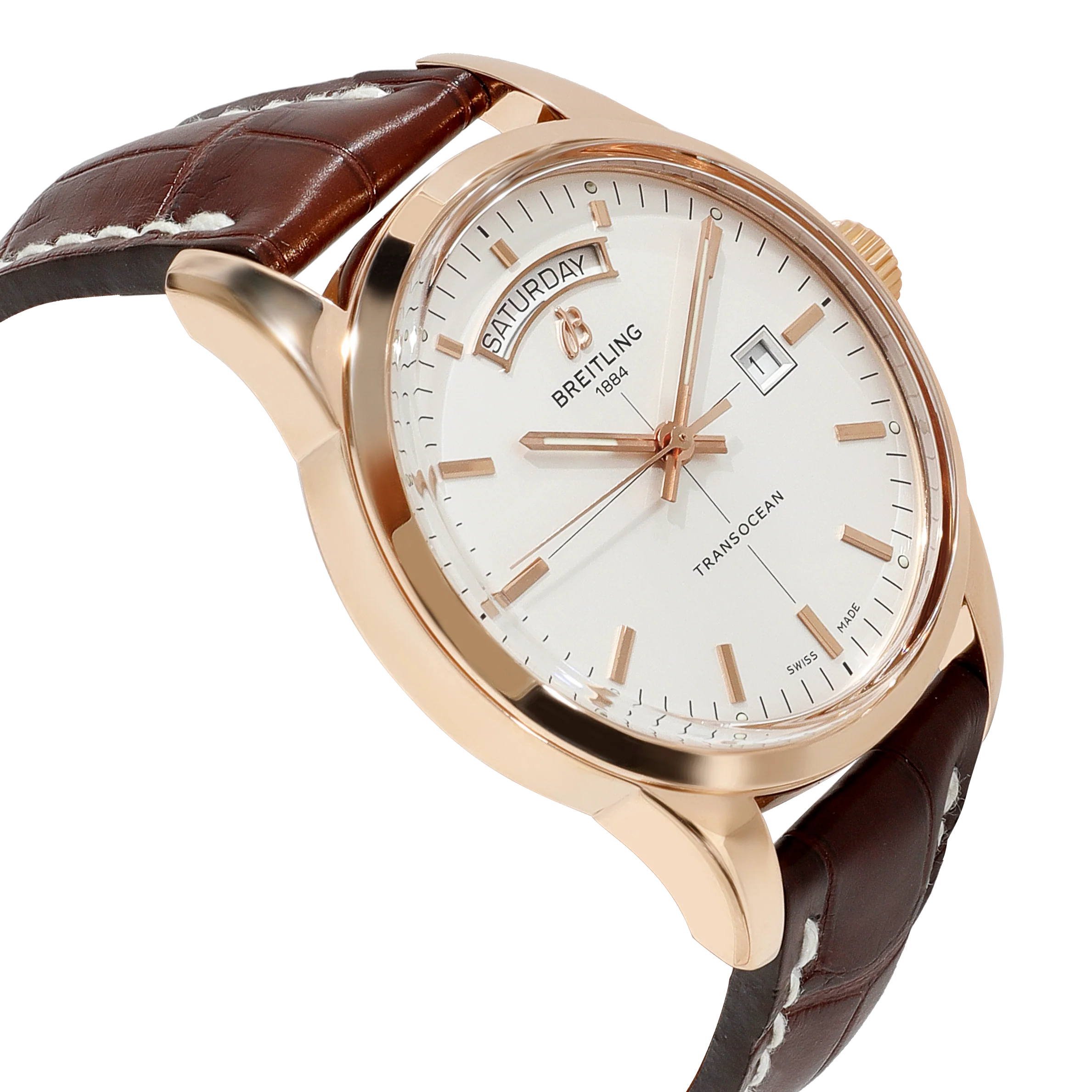 Breitling Transocean Day-Date R4531012/G752 Mens Watch in 18kt Rose Gold - Image 2