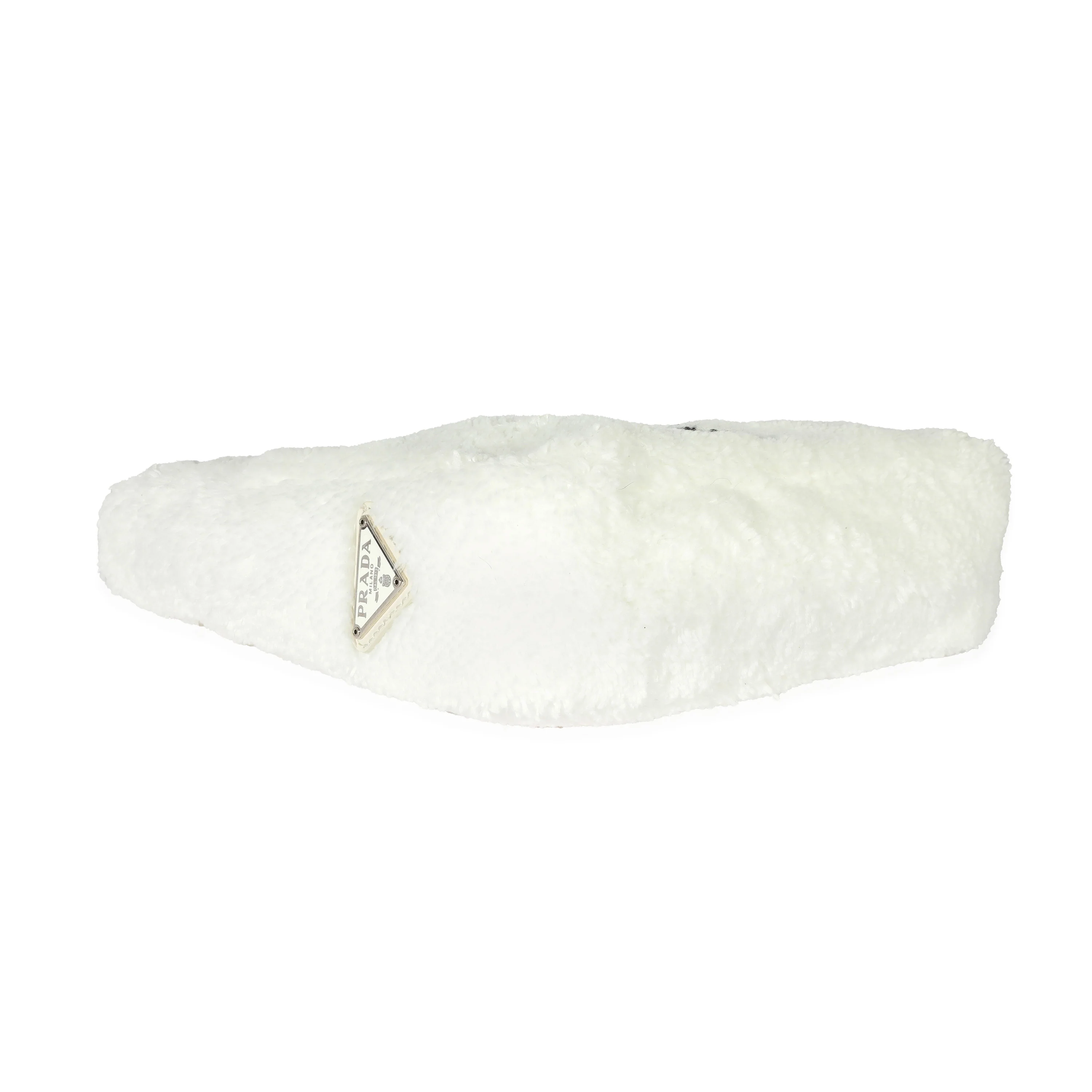 Prada White Terry Re-Edition 2000 Mini Bag - Image 6