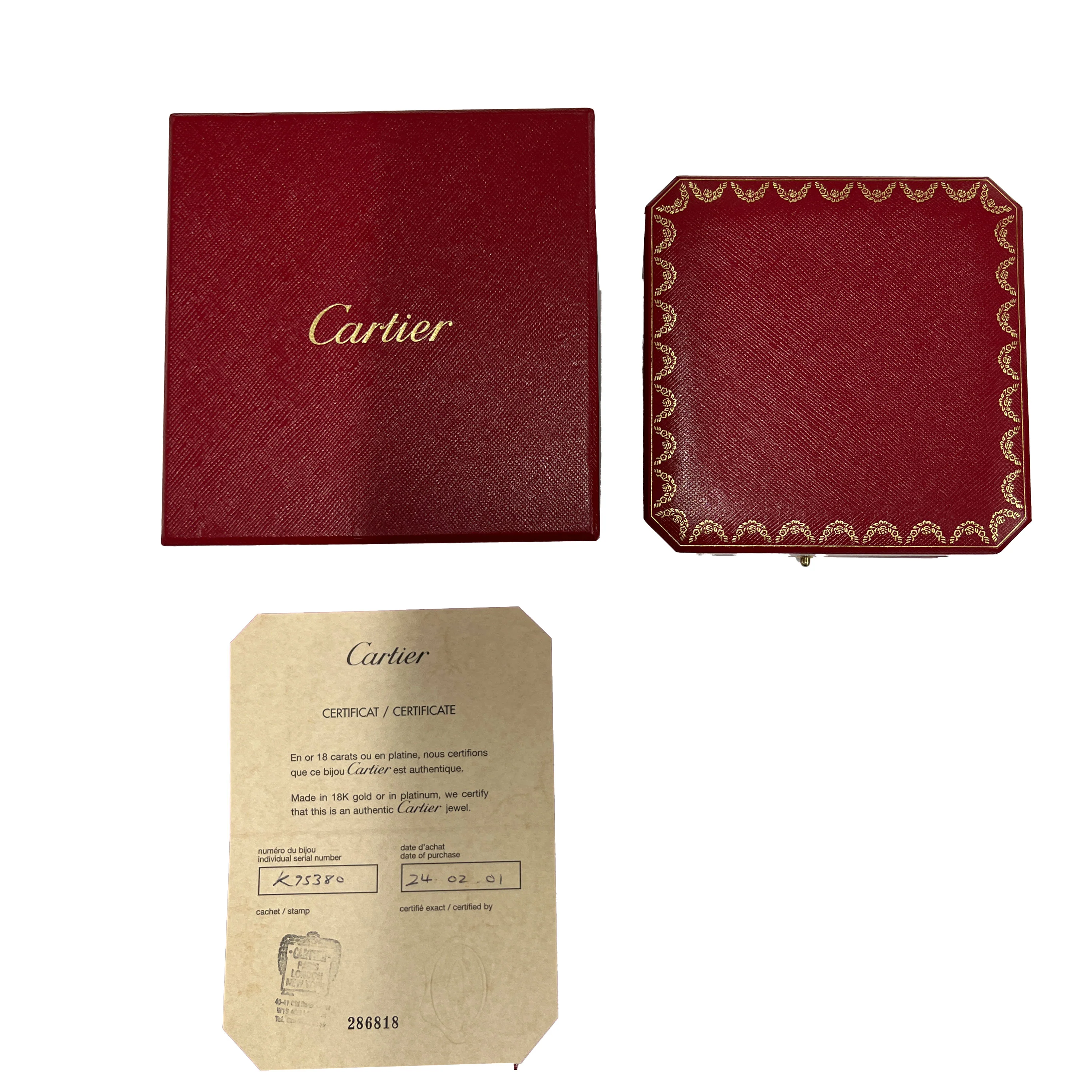 Cartier Love 6 Diamond Bracelet in 18k White Gold 0.54 CTW - Image 4