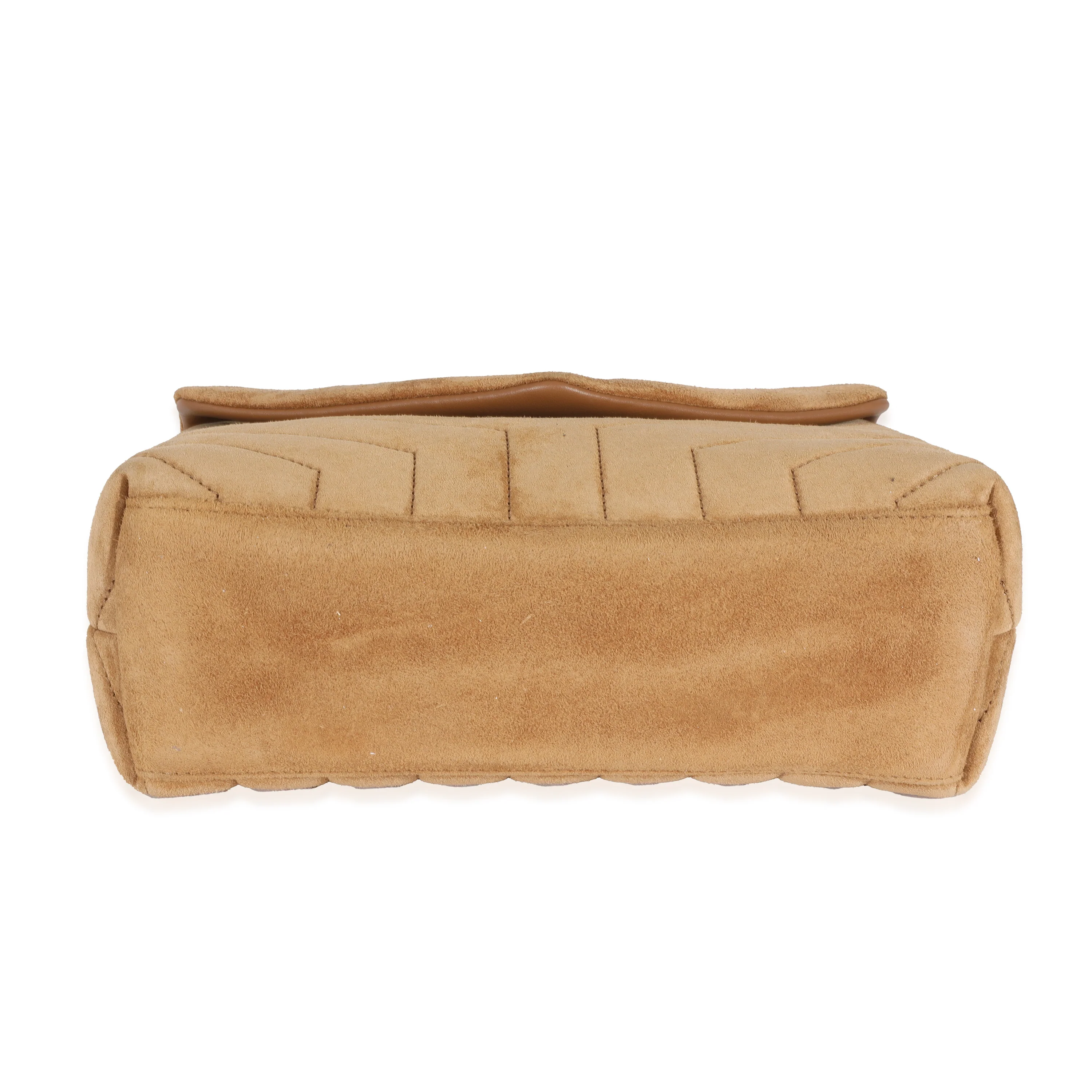 Saint Laurent Cinnamon Suede Small Loulou - Image 5