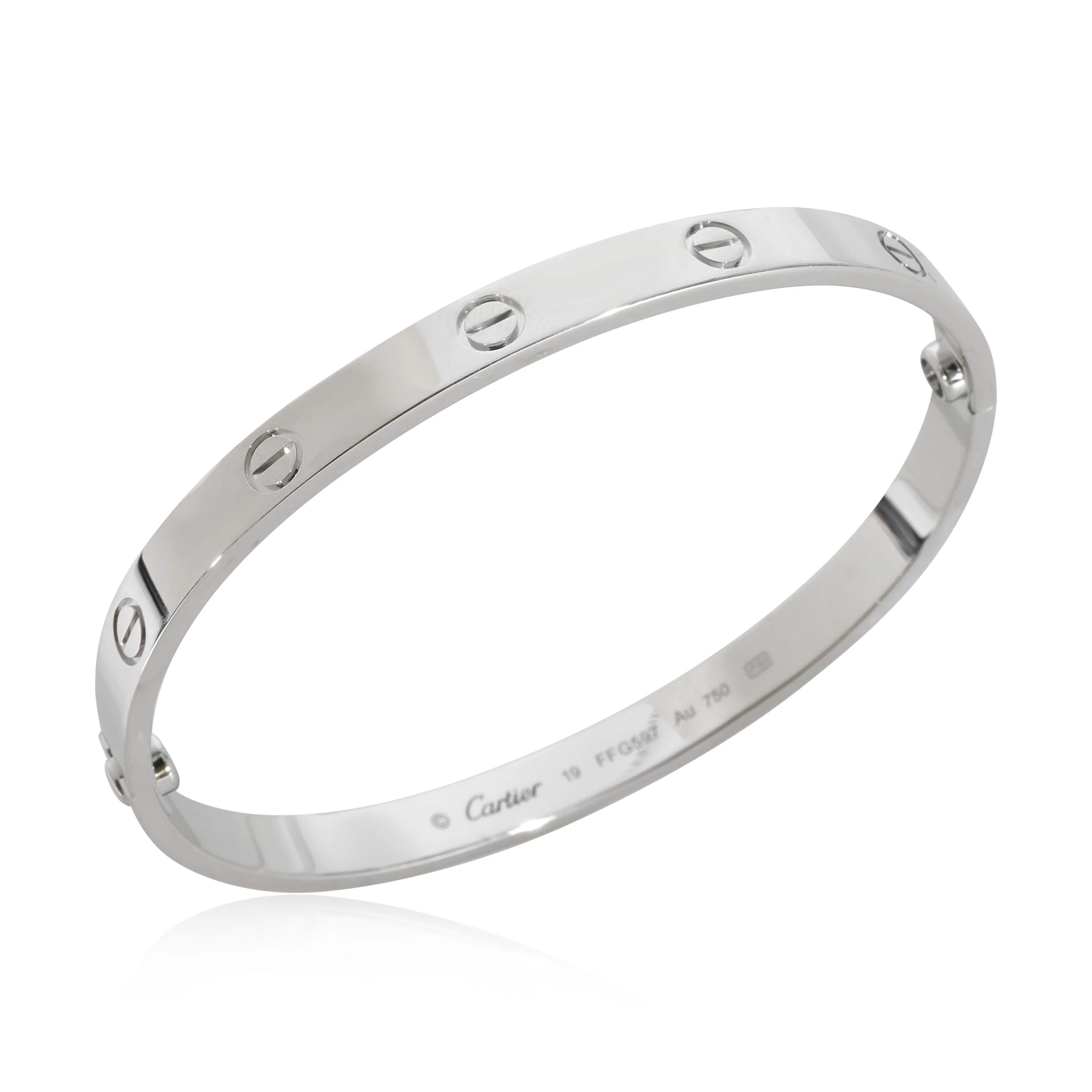 Cartier Love Bracelet in 18k White Gold - Image 3