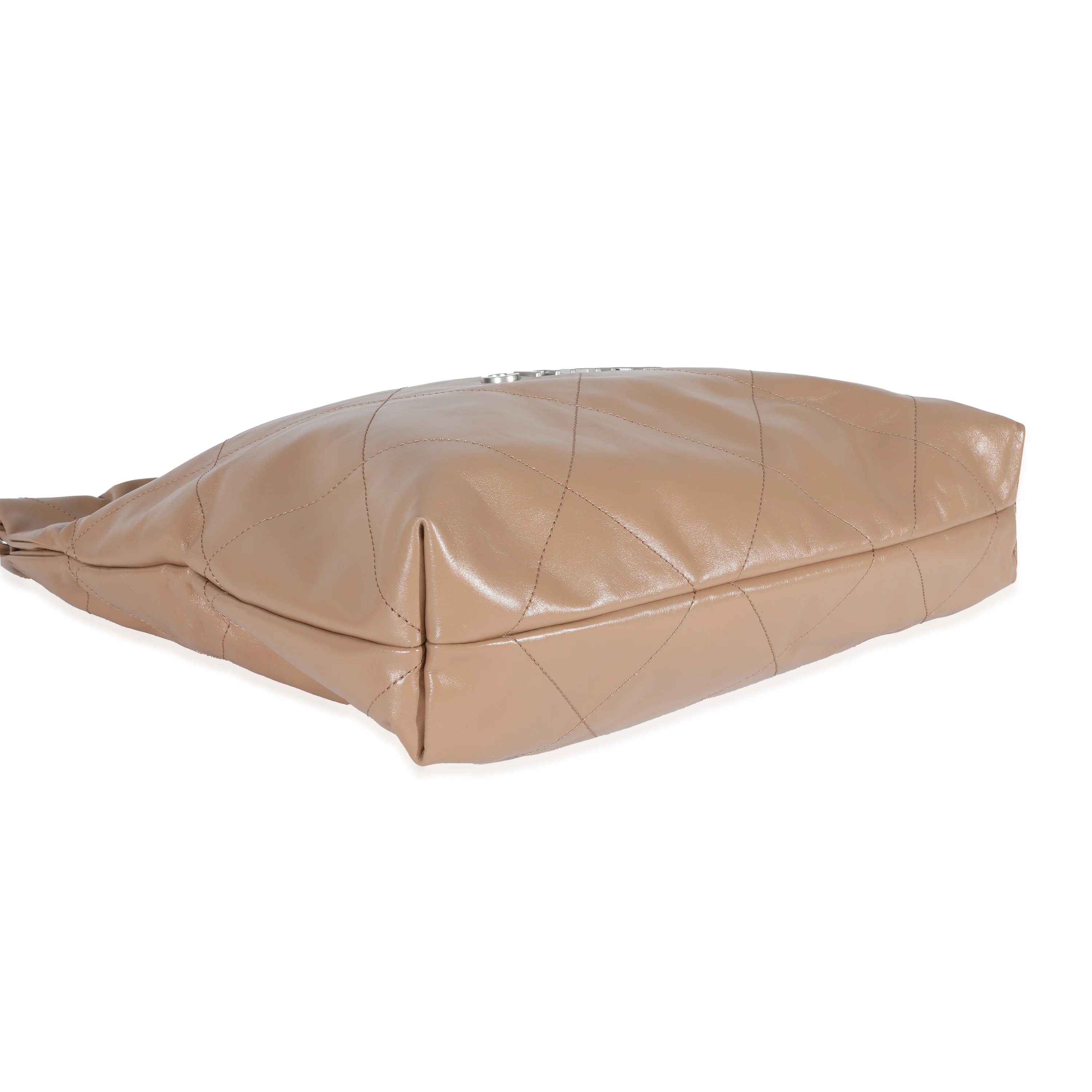 Chanel Beige Calfskin Chanel 22 Bag - Image 6