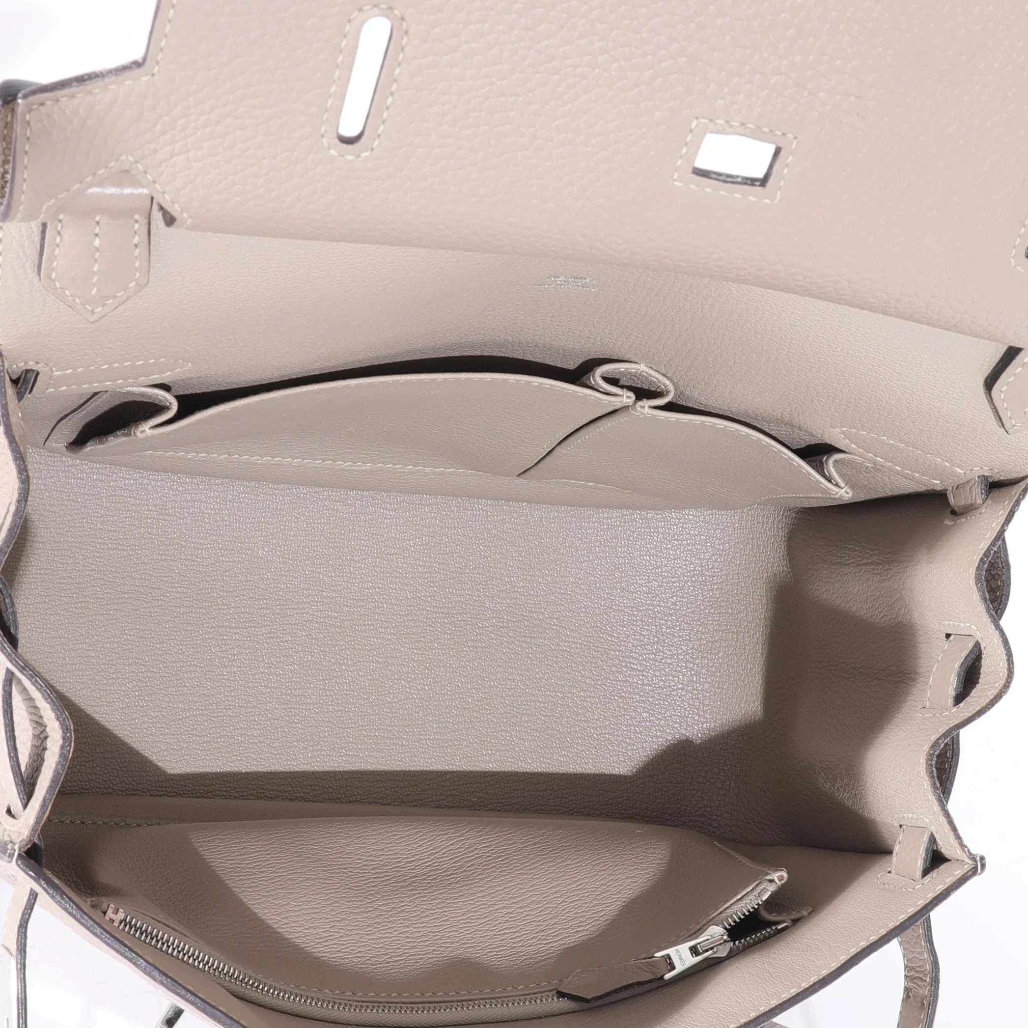 Hermes Clemence Gris Tourterelle Jypsiere 28 PHW - Image 8