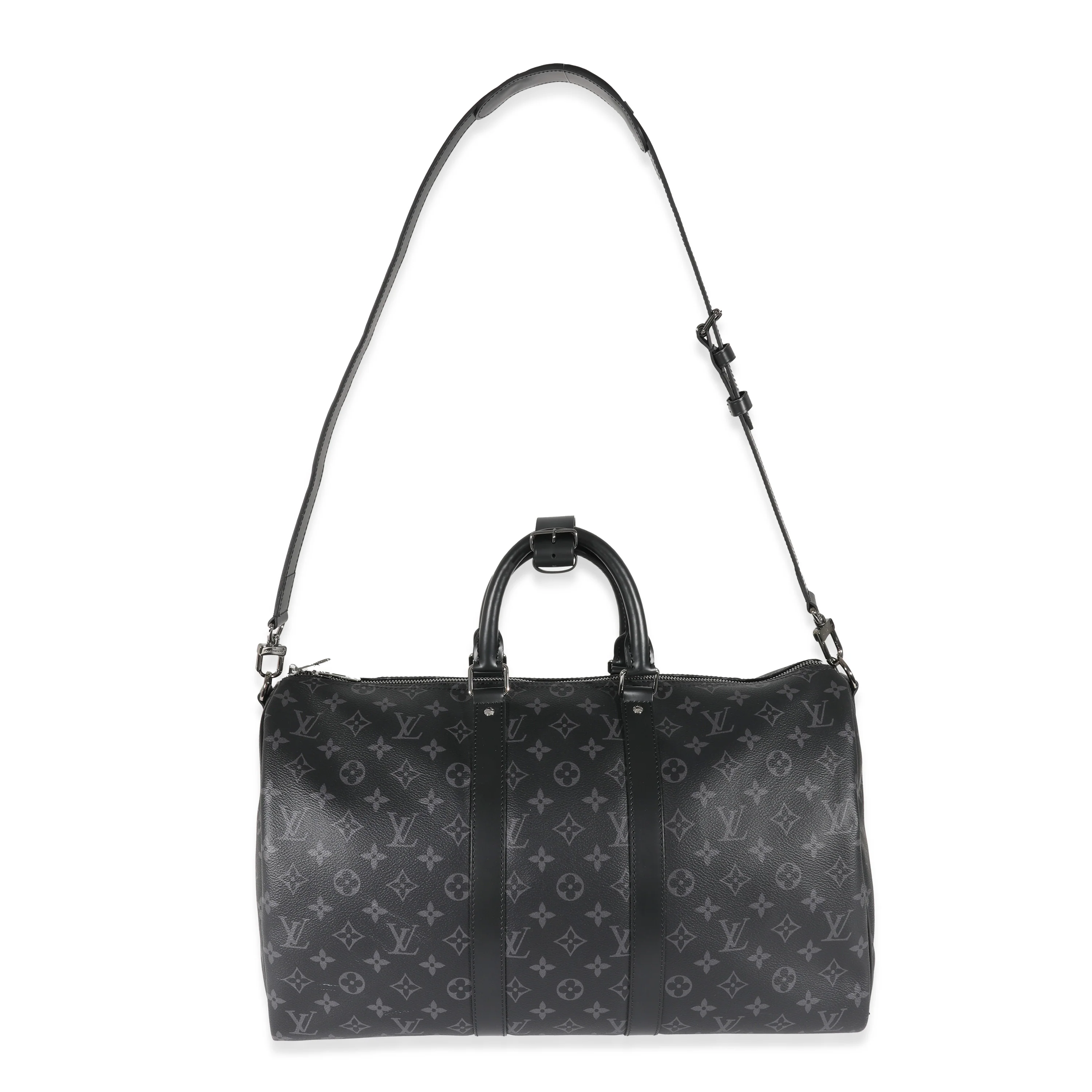 Louis Vuitton Monogram Eclipse Keepall Bandouliere 45 - Image 4
