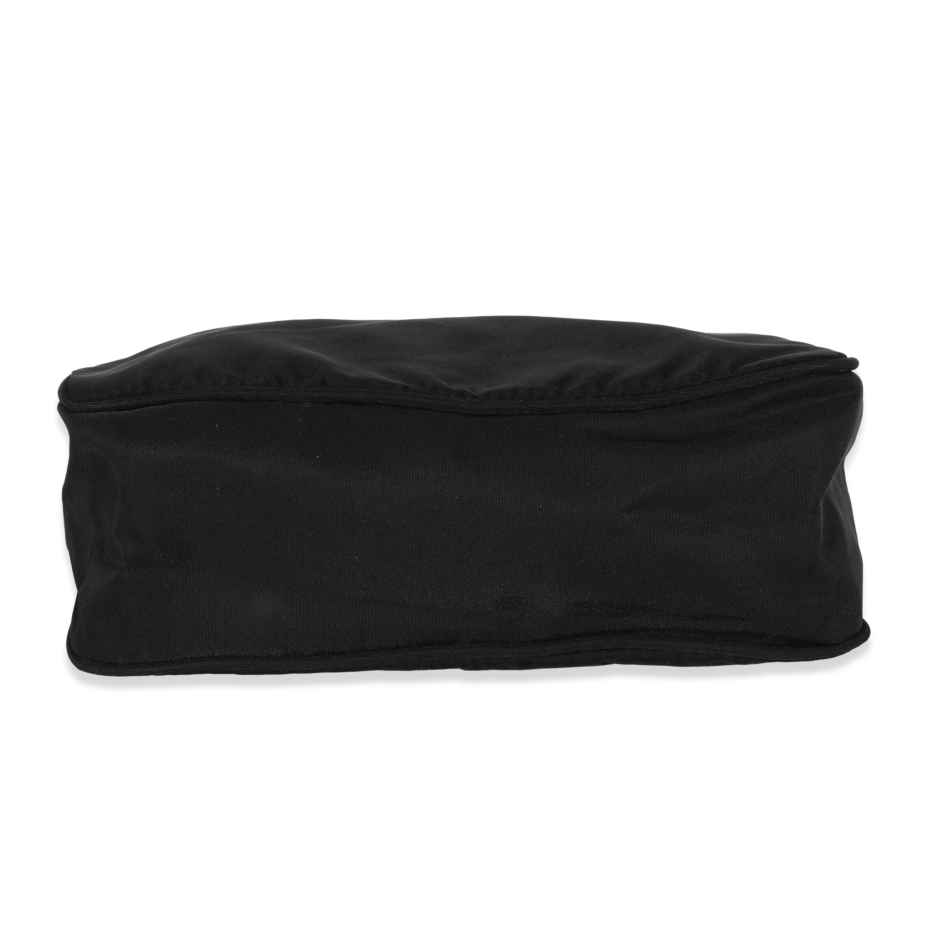 Prada Black Tessuto Nylon Vela Pochette - Image 4