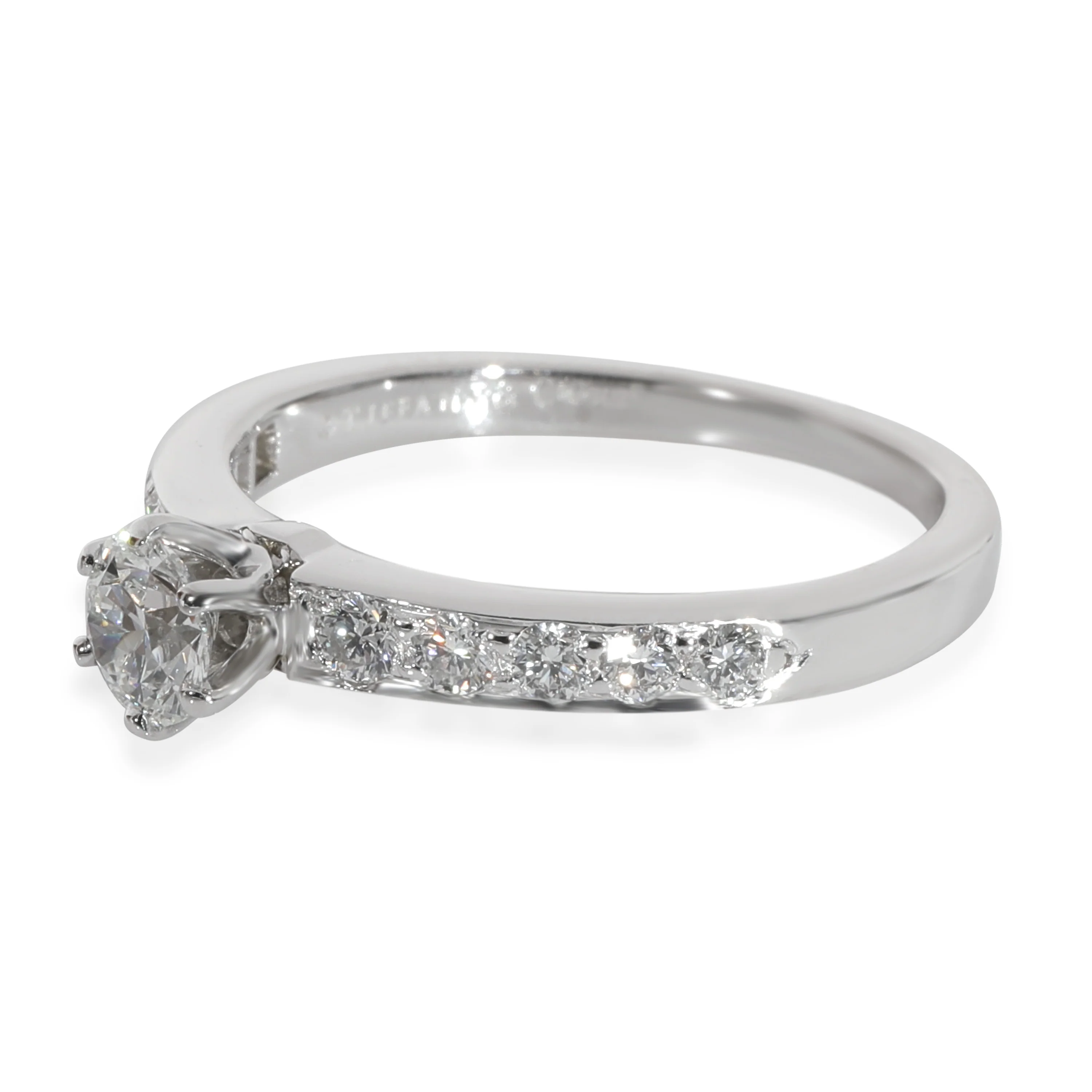 Tiffany & Co. Legacy Diamond Engagement Ring in Platinum F VVS1 0.58 CT - Image 2