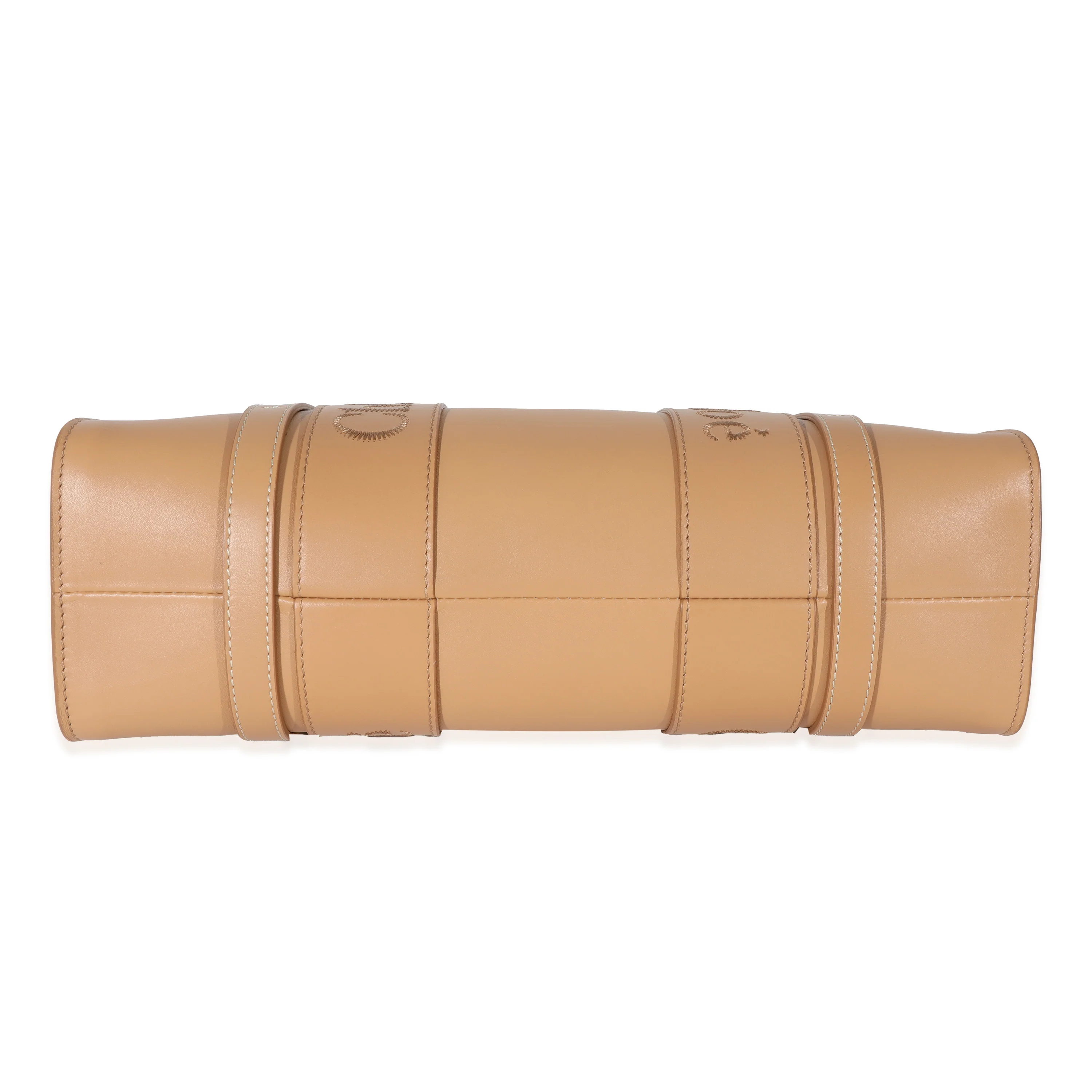 Chloe Tan Calfskin Medium Woody Tote - Image 4