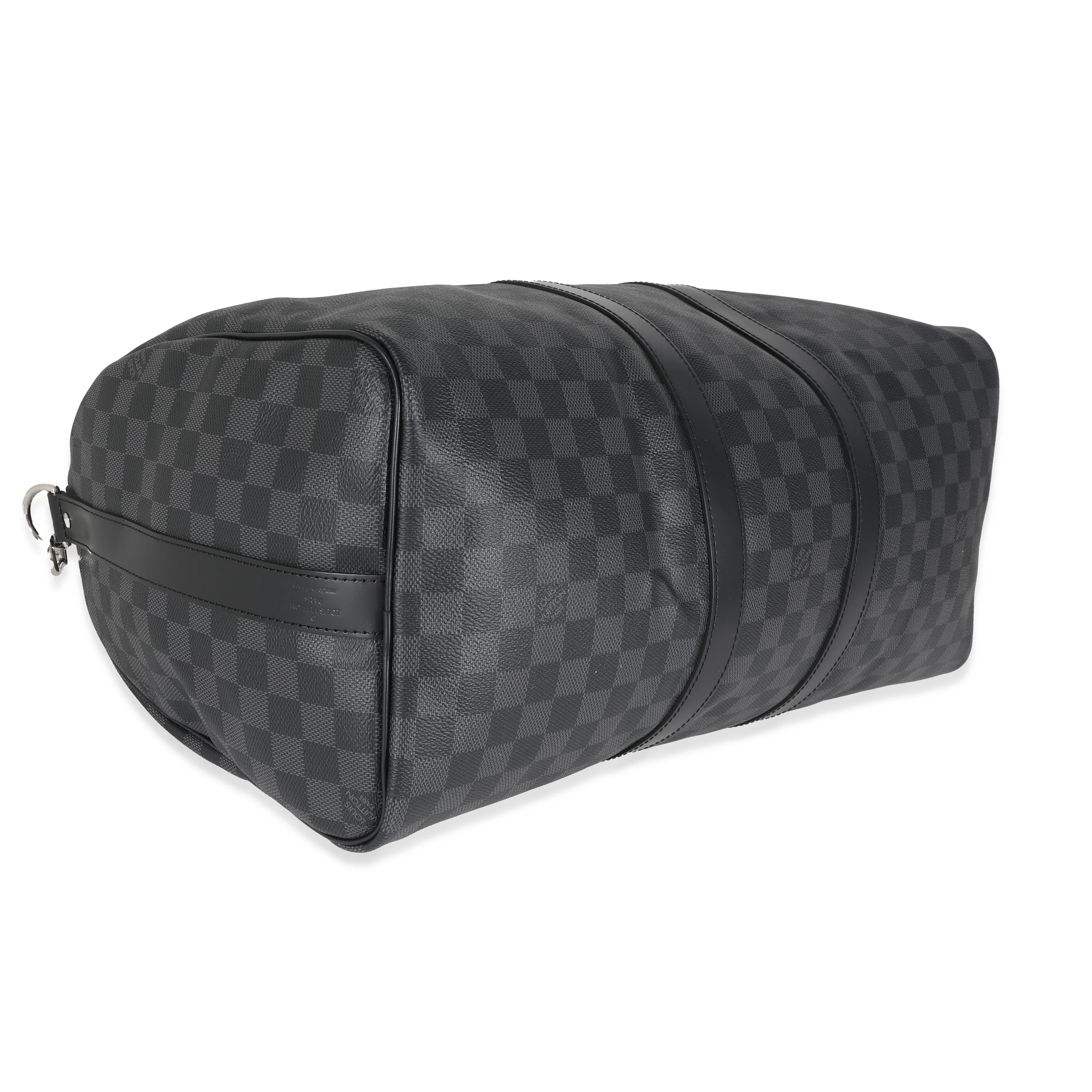 Louis Vuitton Canvas Damier Graphite Keepall Bandouliere 45 - Image 6
