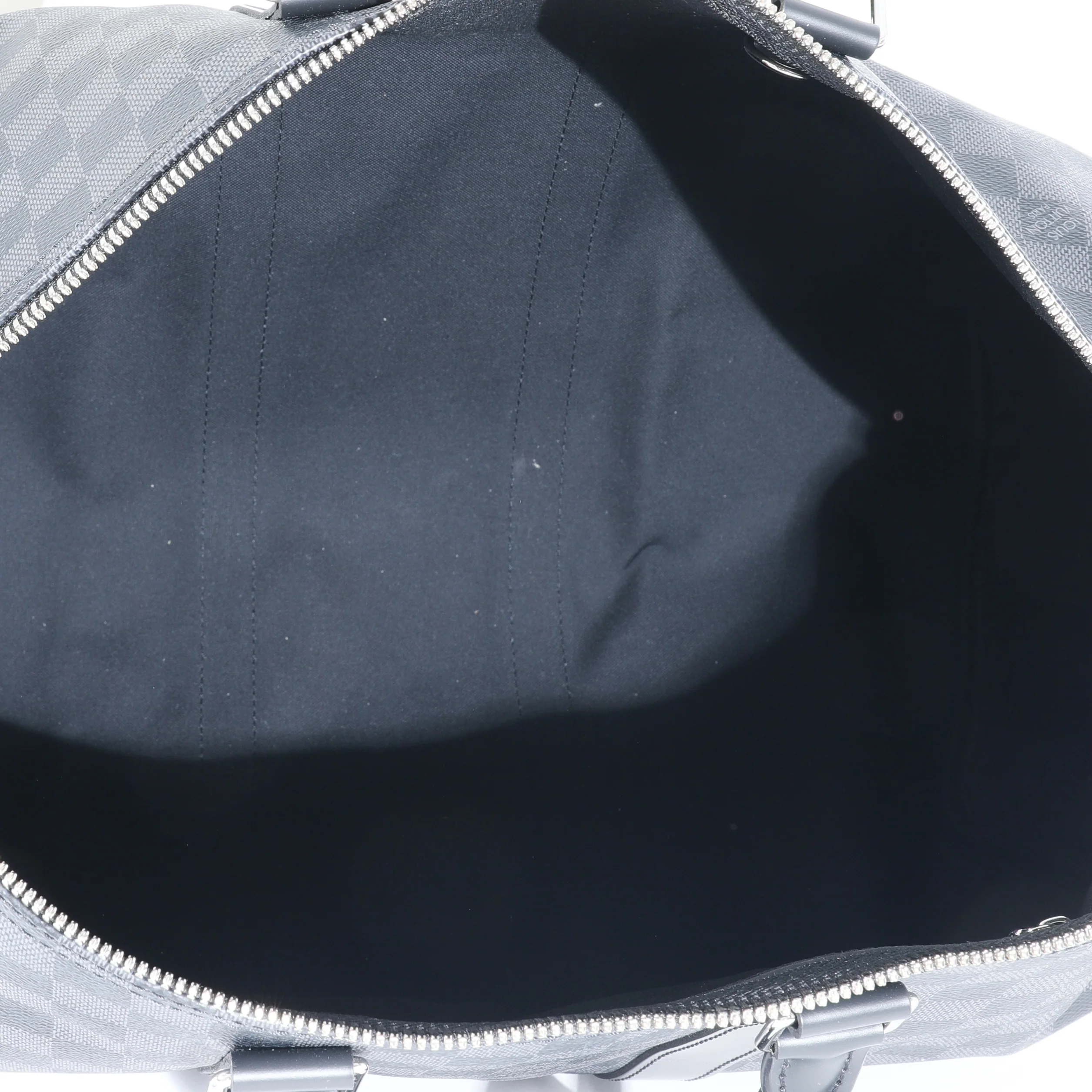 Louis Vuitton Canvas Damier Graphite Keepall Bandouliere 45 - Image 8
