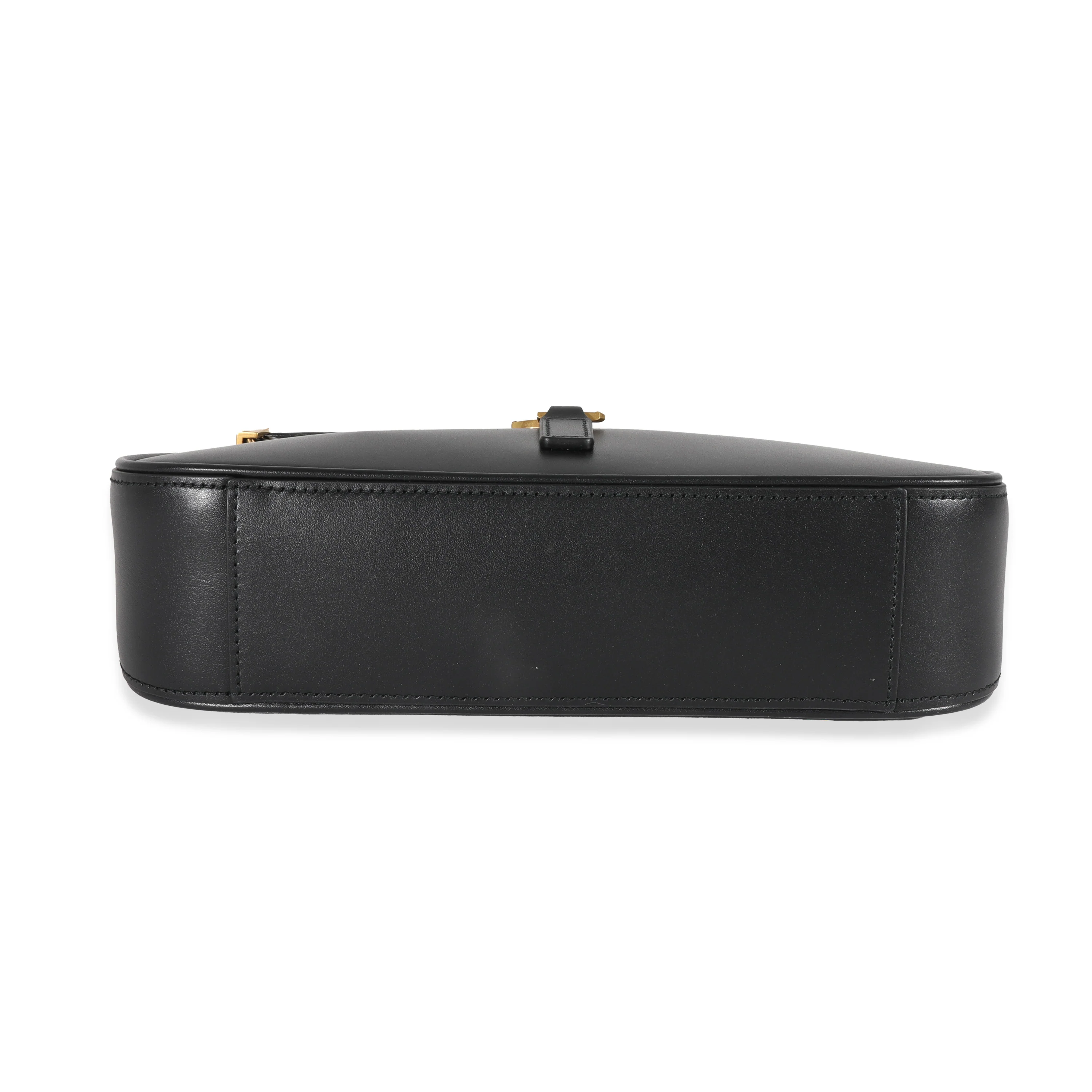 Saint Laurent Black Smooth Leather Le 5 A 7 Hobo - Image 4