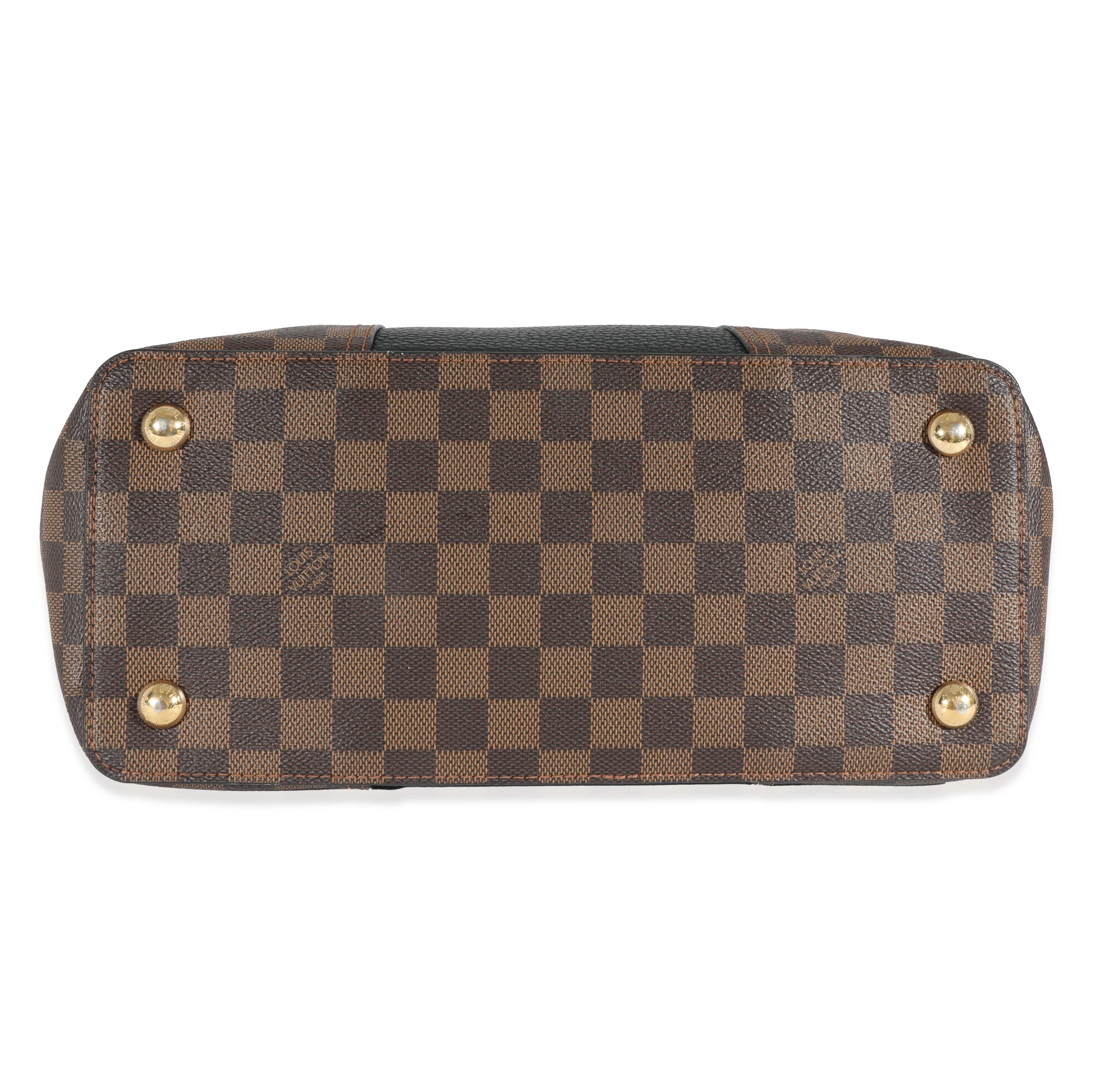 Louis Vuitton Canvas Damier Ebene Taurillon Jersey Tote - Image 4