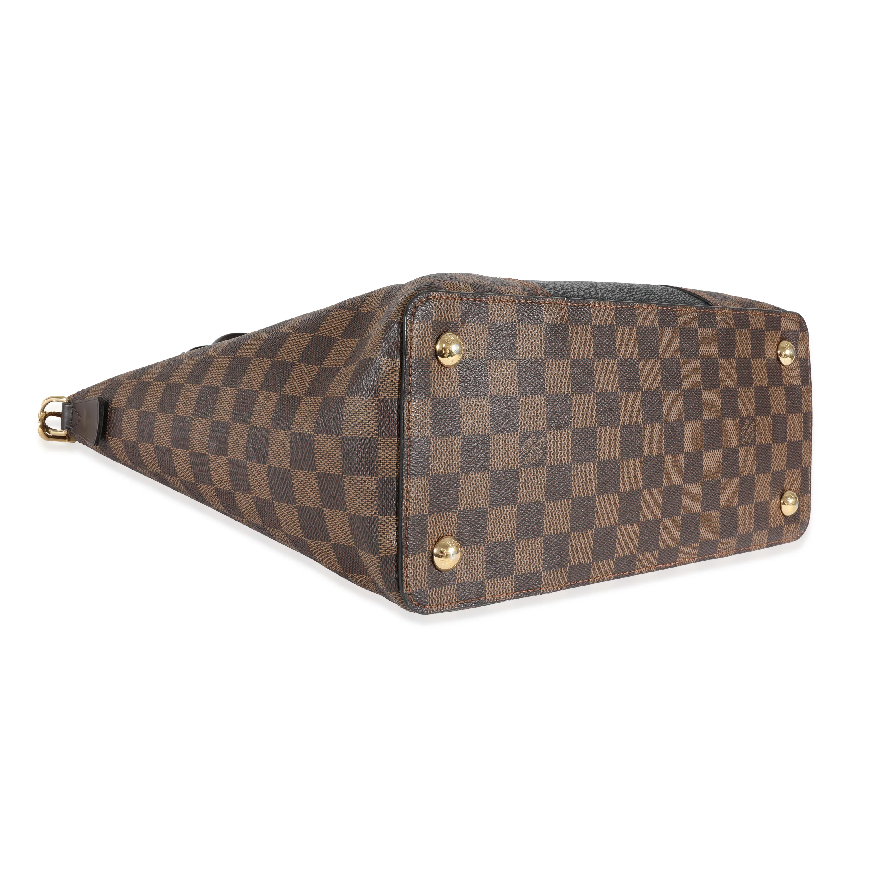 Louis Vuitton Canvas Damier Ebene Taurillon Jersey Tote - Image 5