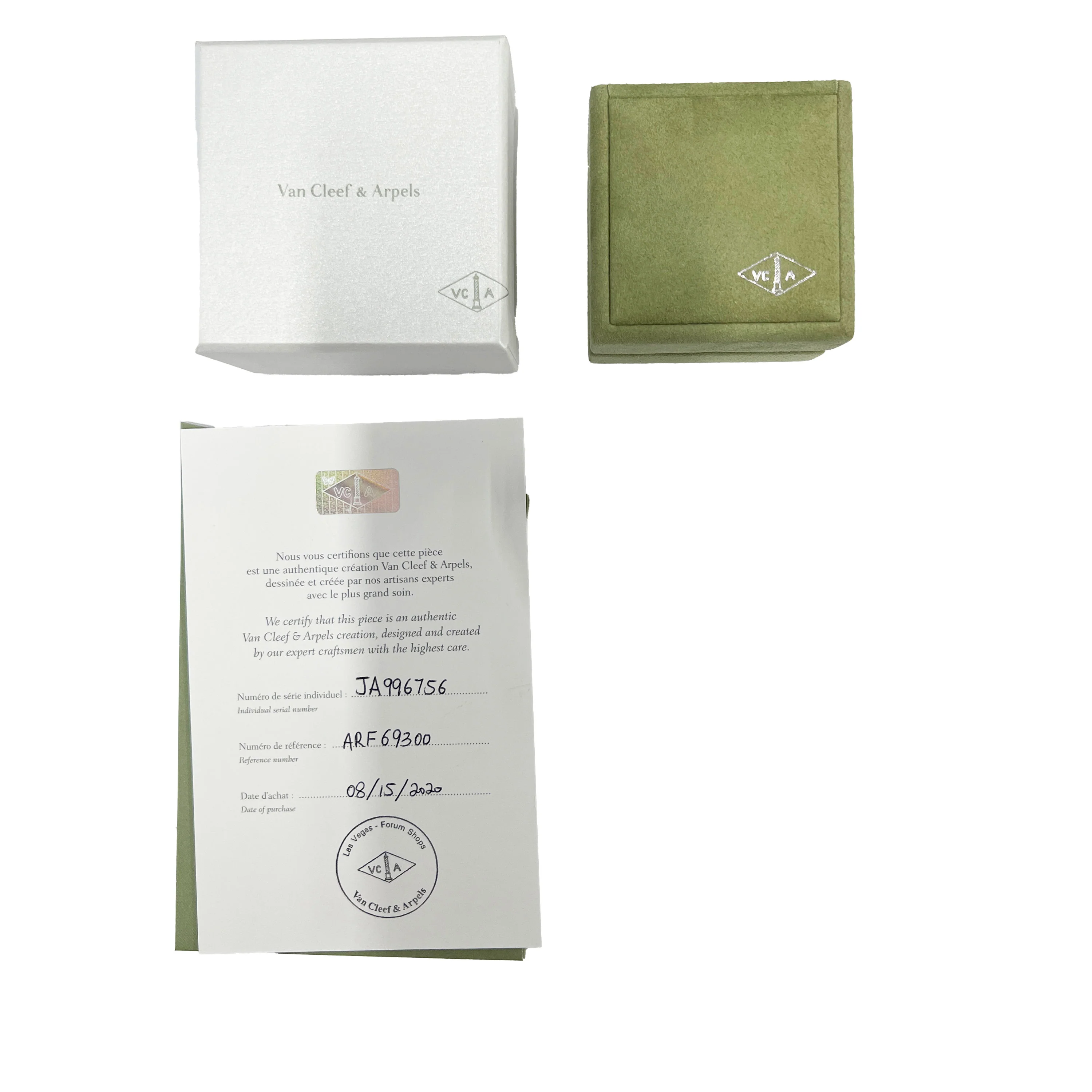 Van Cleef & Arpels Sweet Alhambra Butterfly Mother Of Pearl Necklace in 18k Gold - Image 4
