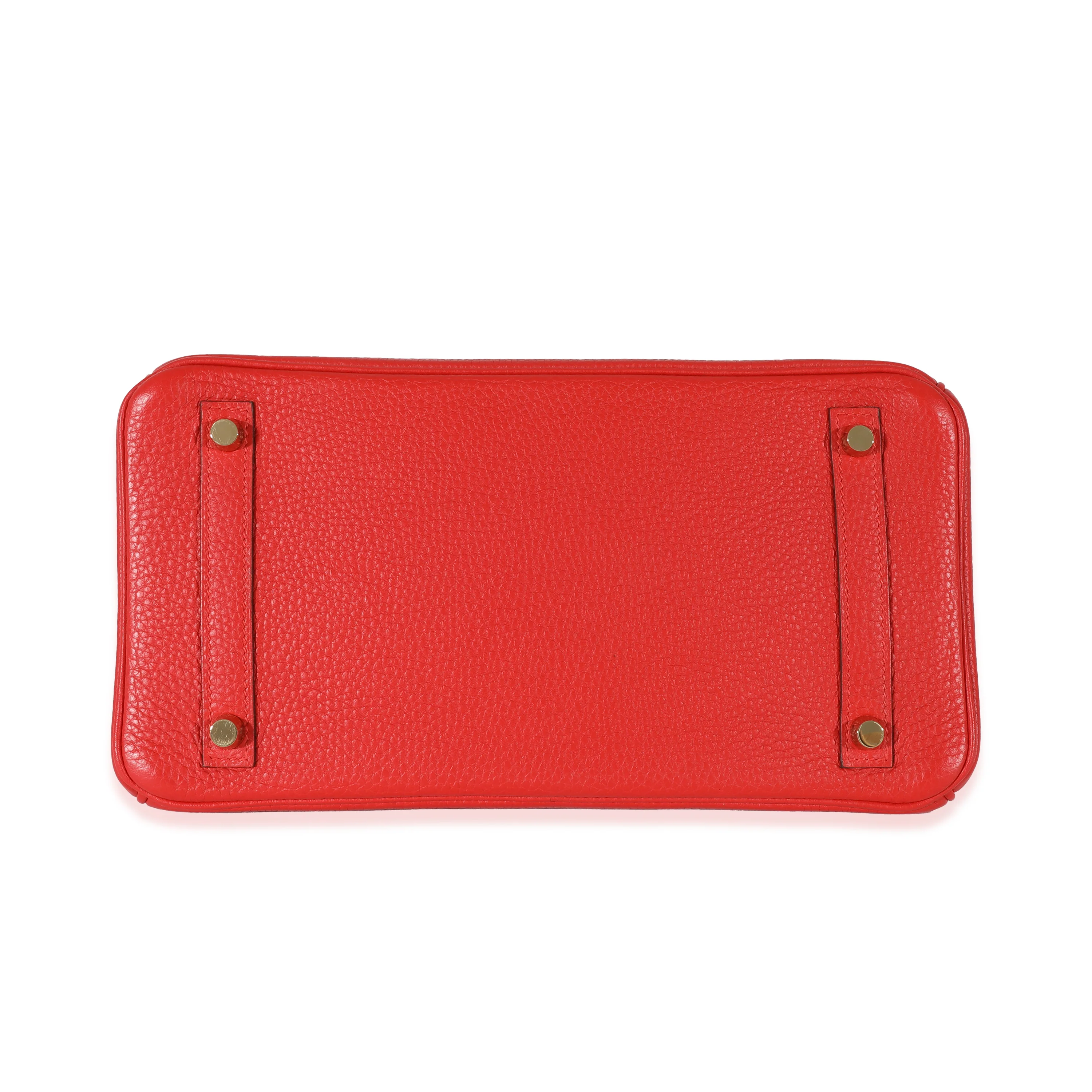 Hermès Clemence Rouge Tomate Birkin 30 GHW - Image 4