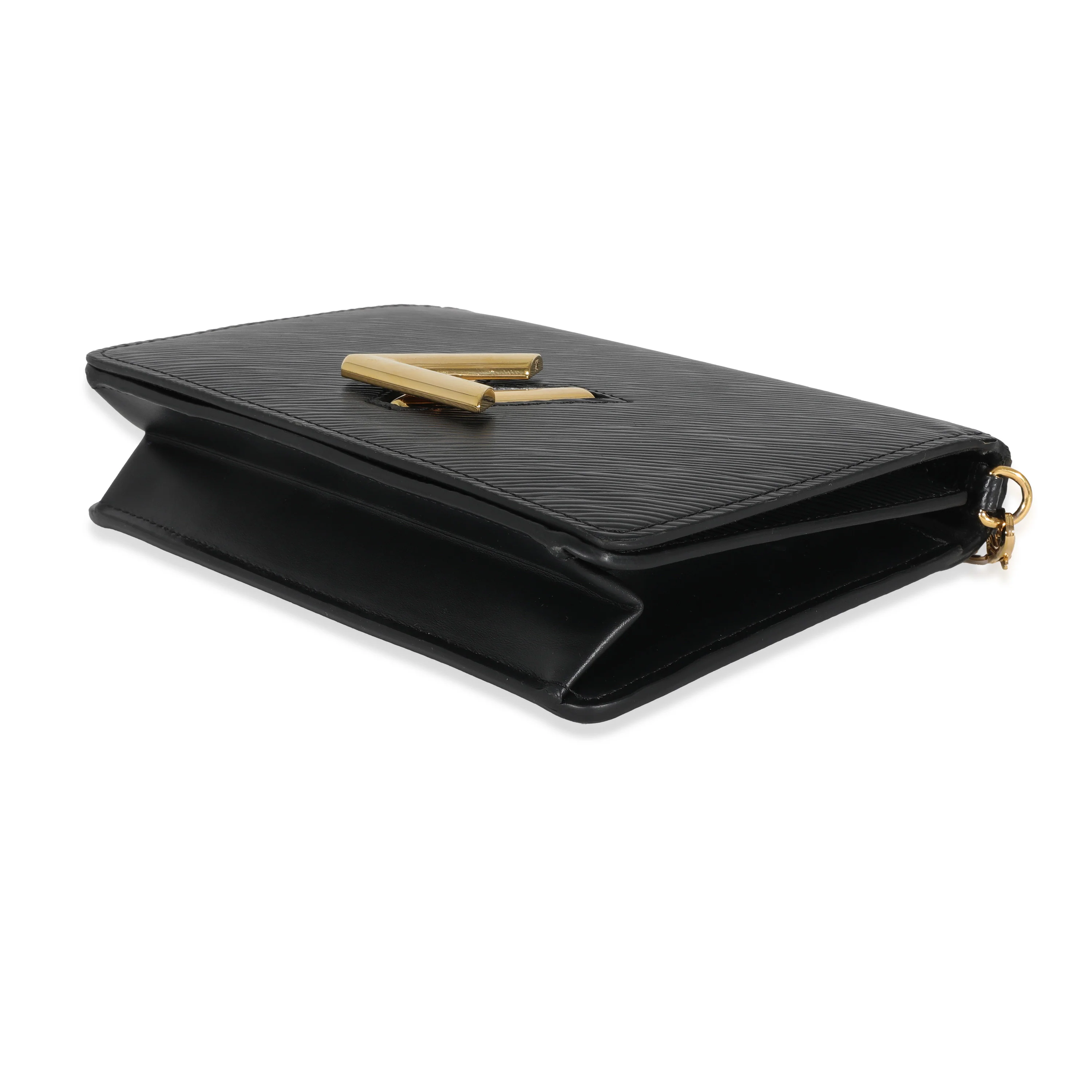 Louis Vuitton Black Epi Twist Belt Chain Pouch - Image 7