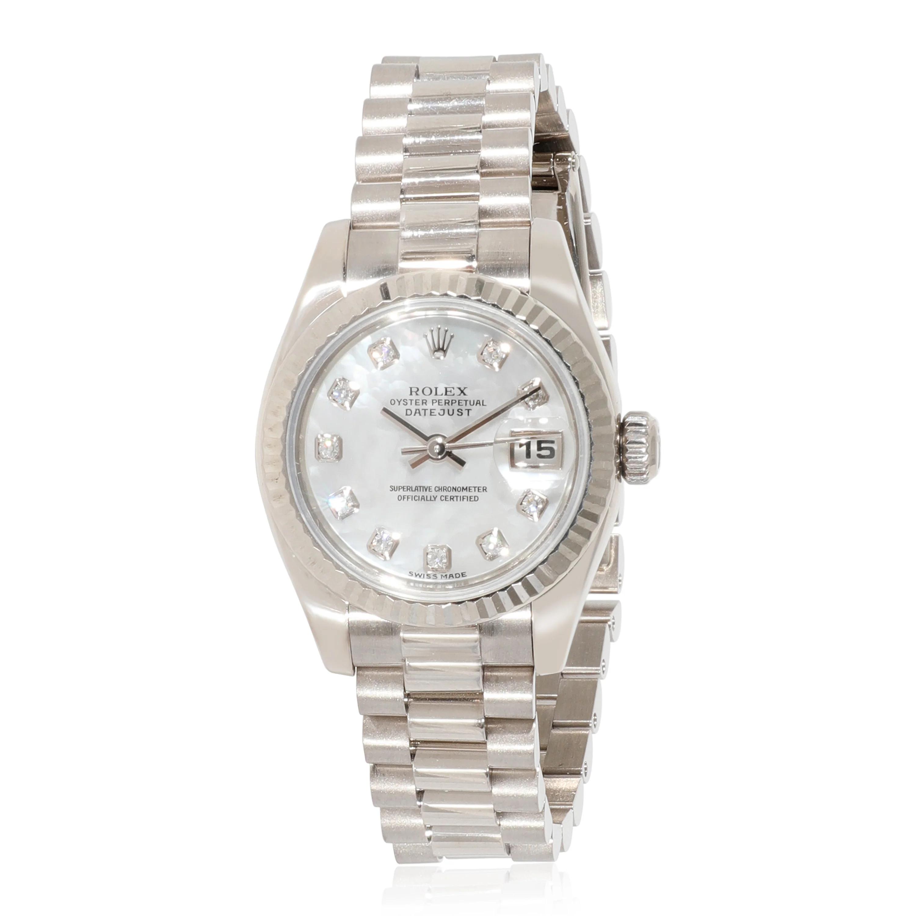 Rolex Datejust 179179 Womens Watch in 18kt White Gold - Image 6