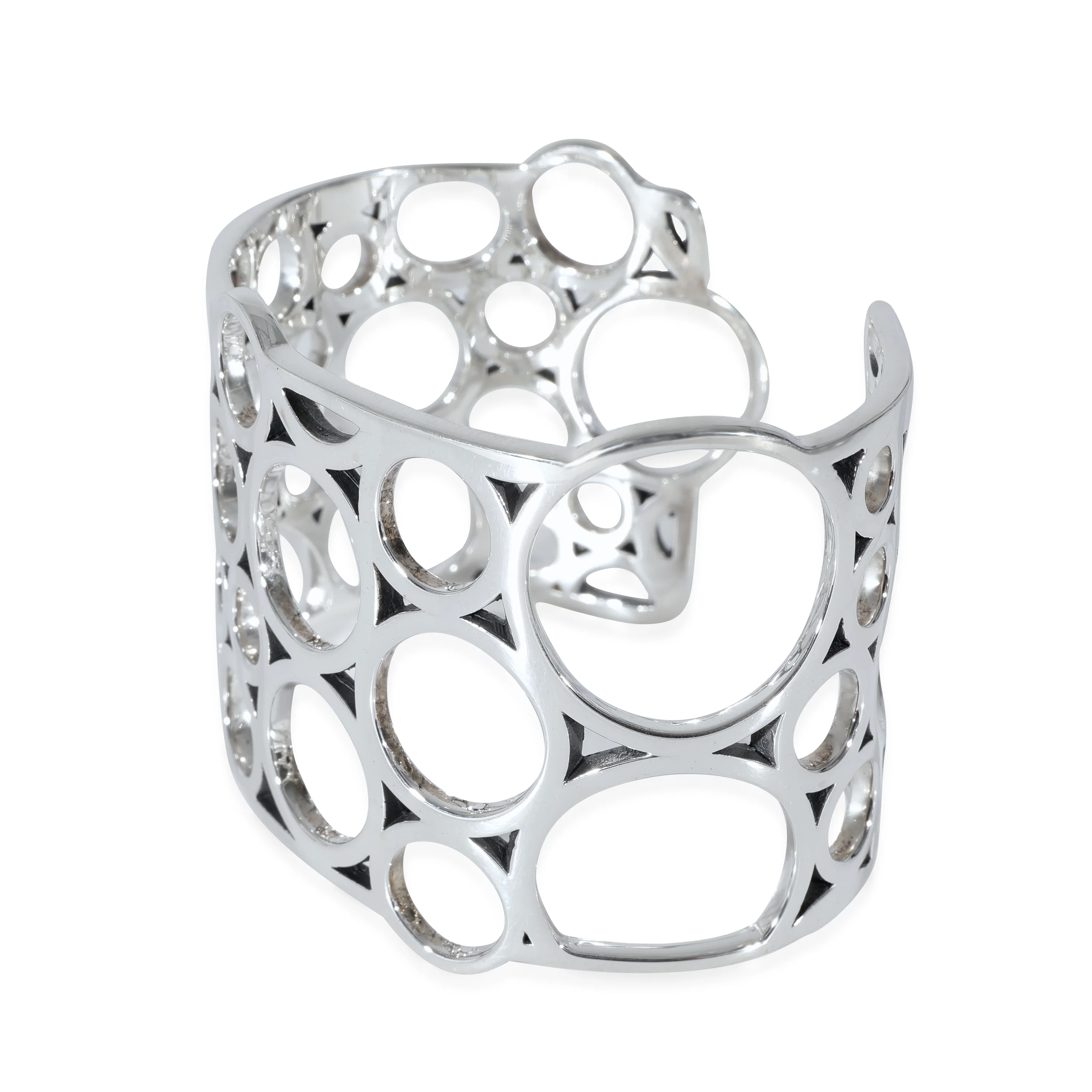 Georg Jensen Regitze Overgaard #466  Open Circles Cuff in  Sterling Silver - Image 2