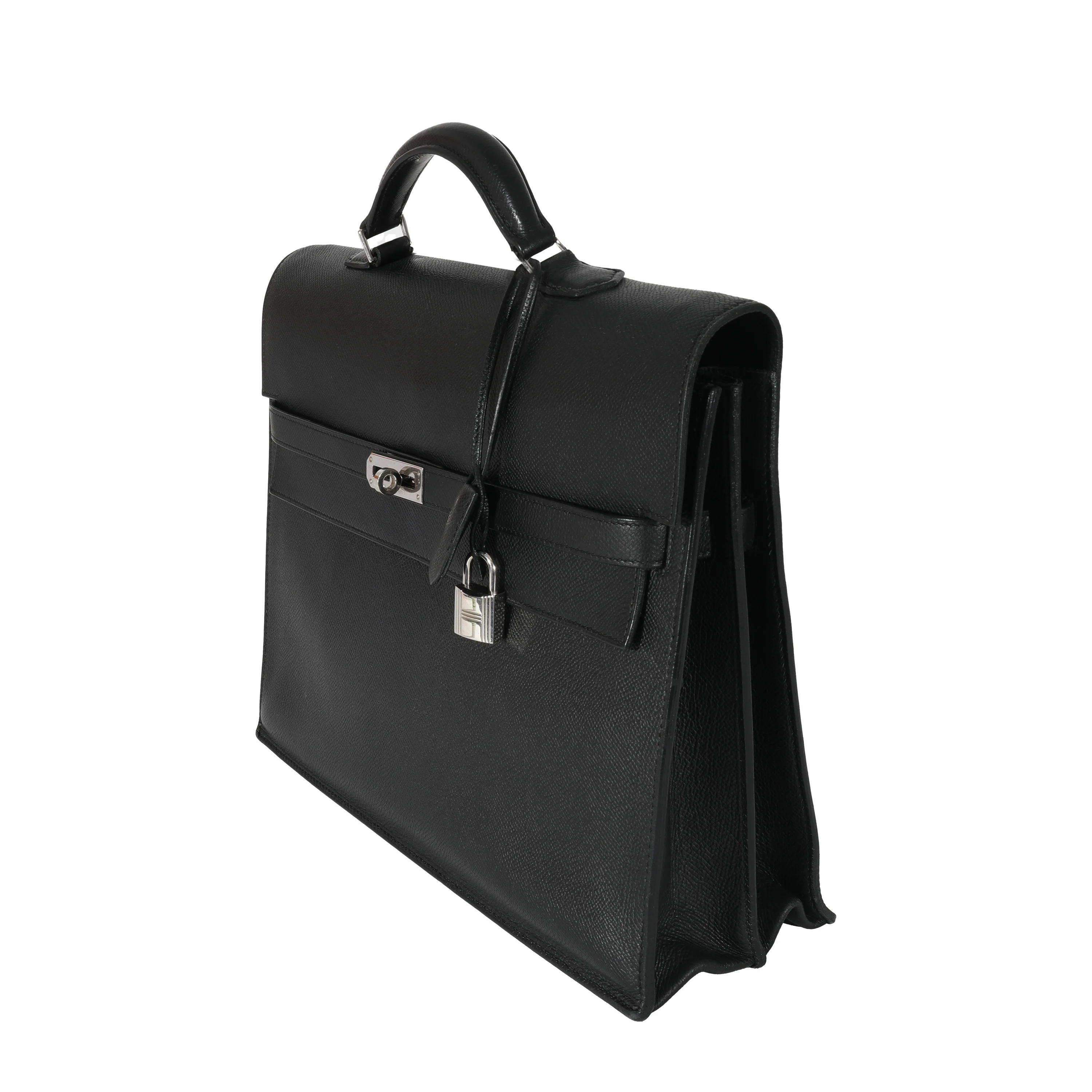 Hermès Black Epsom Kelly Depeche 34 - Image 2