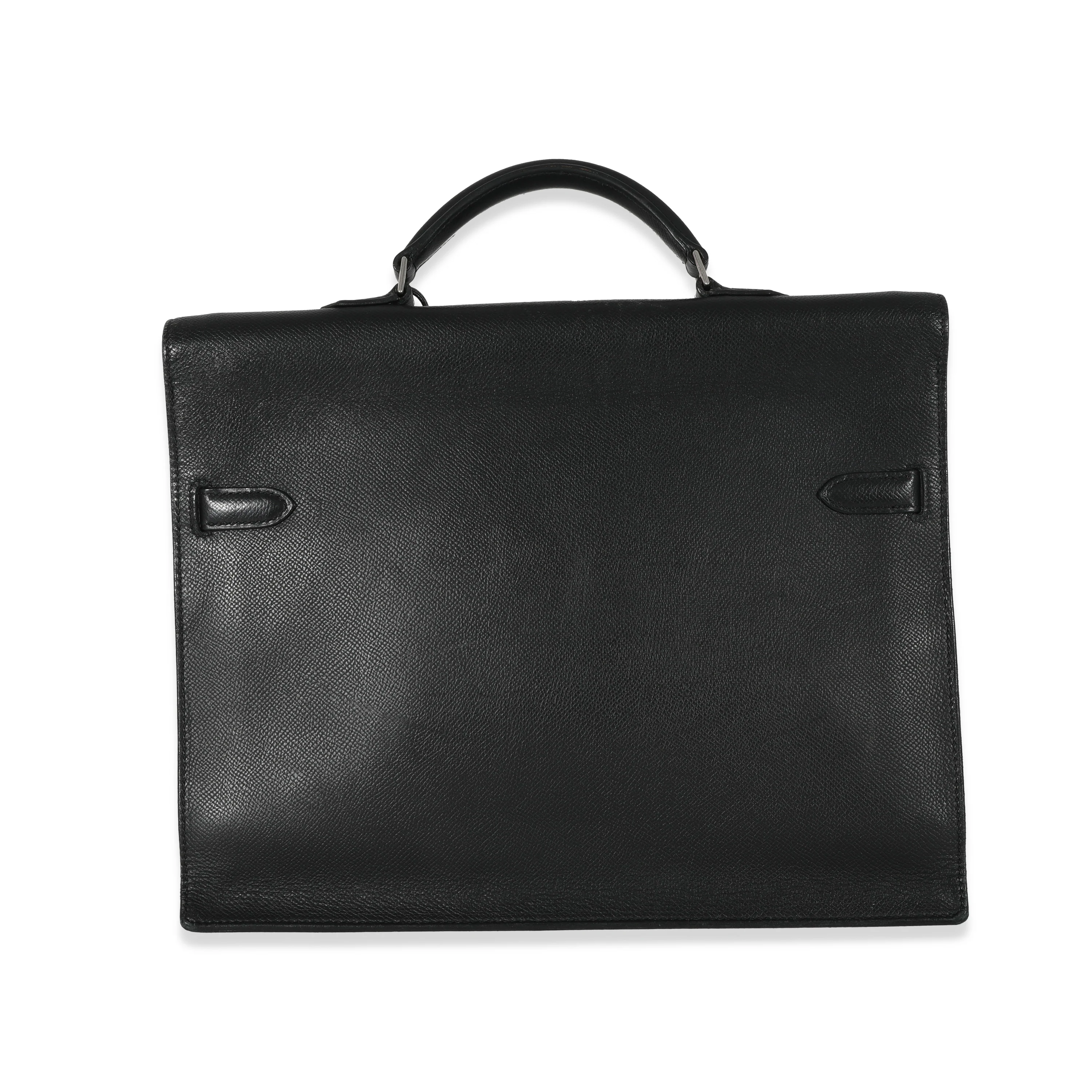 Hermès Black Epsom Kelly Depeche 34 - Image 3