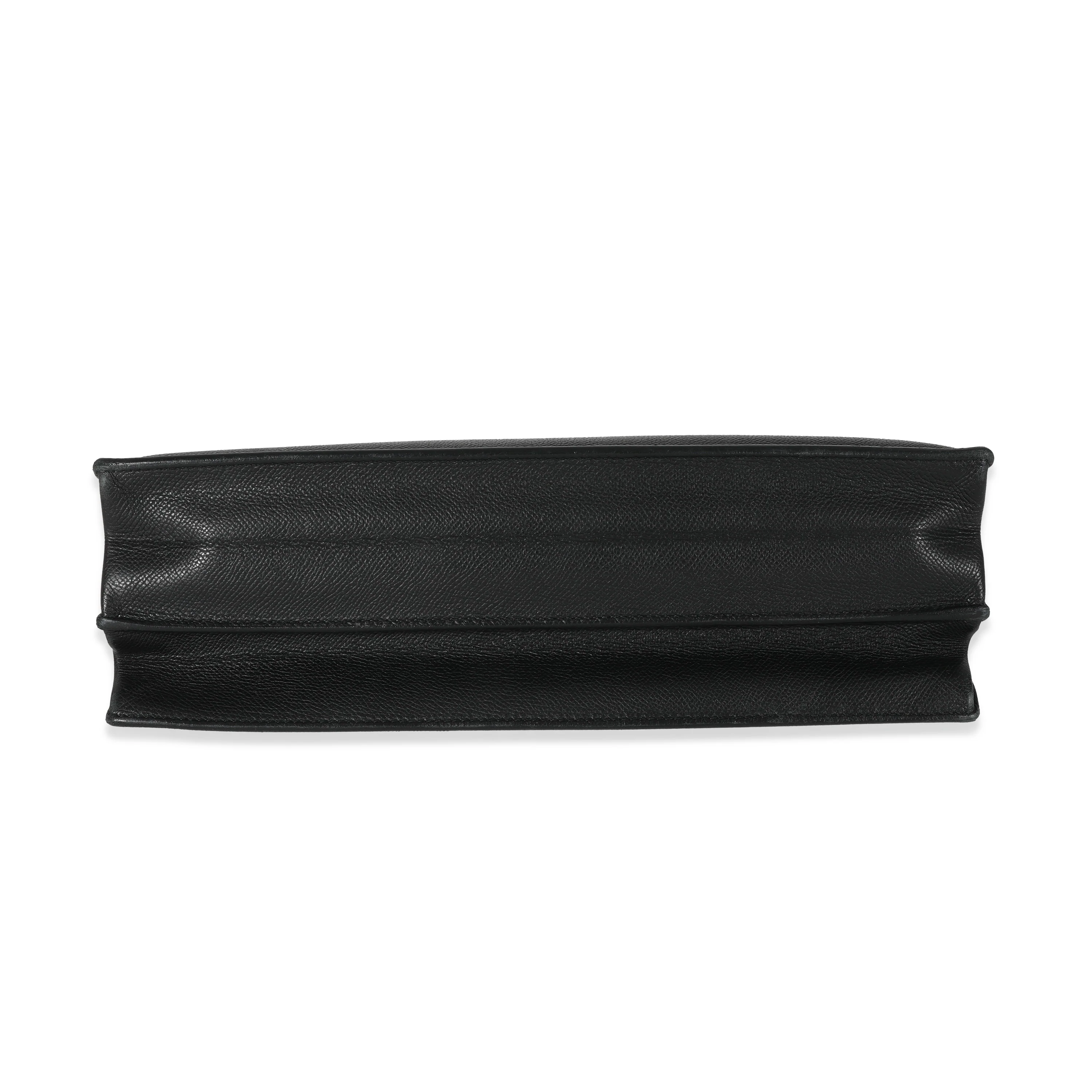 Hermès Black Epsom Kelly Depeche 34 - Image 4