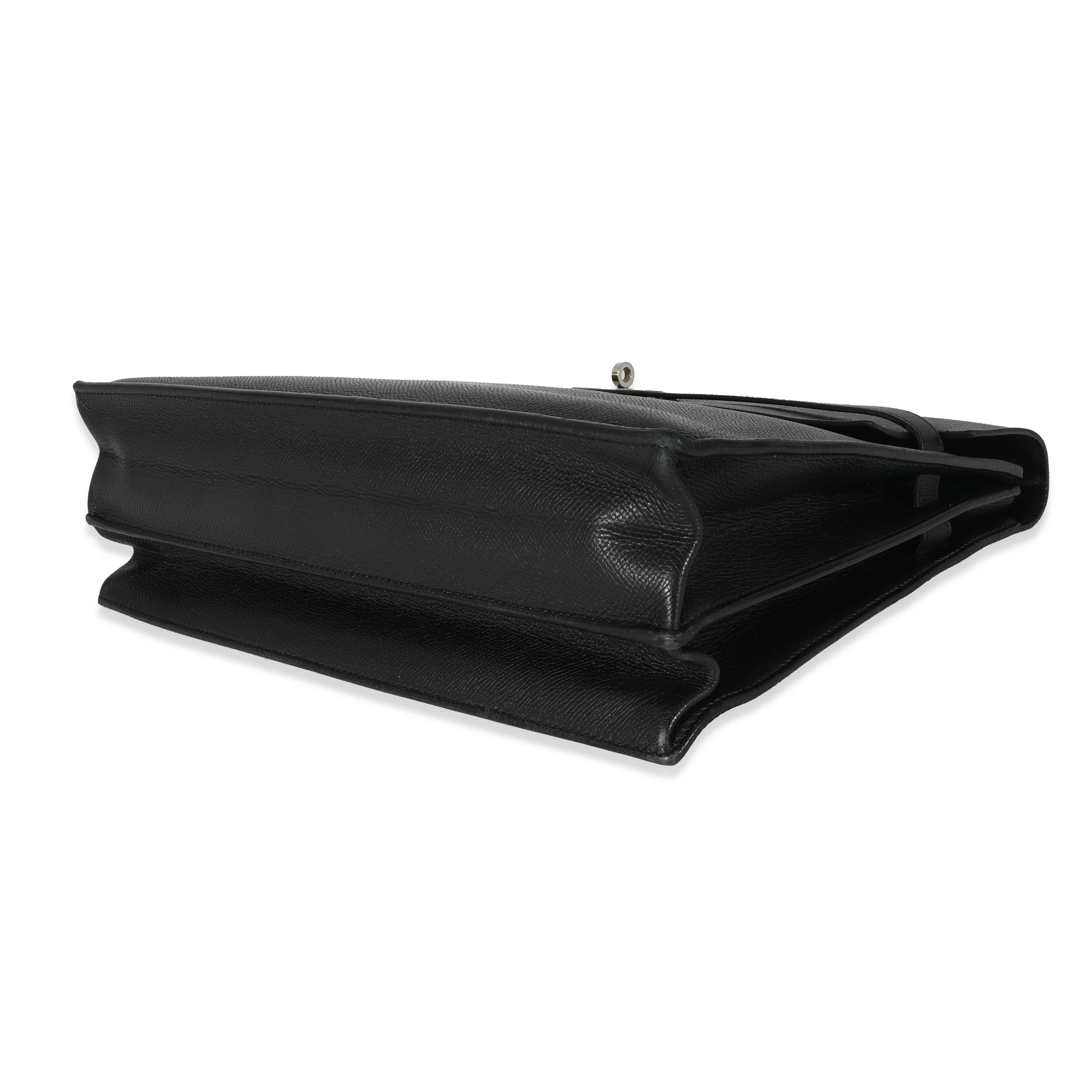Hermès Black Epsom Kelly Depeche 34 - Image 6