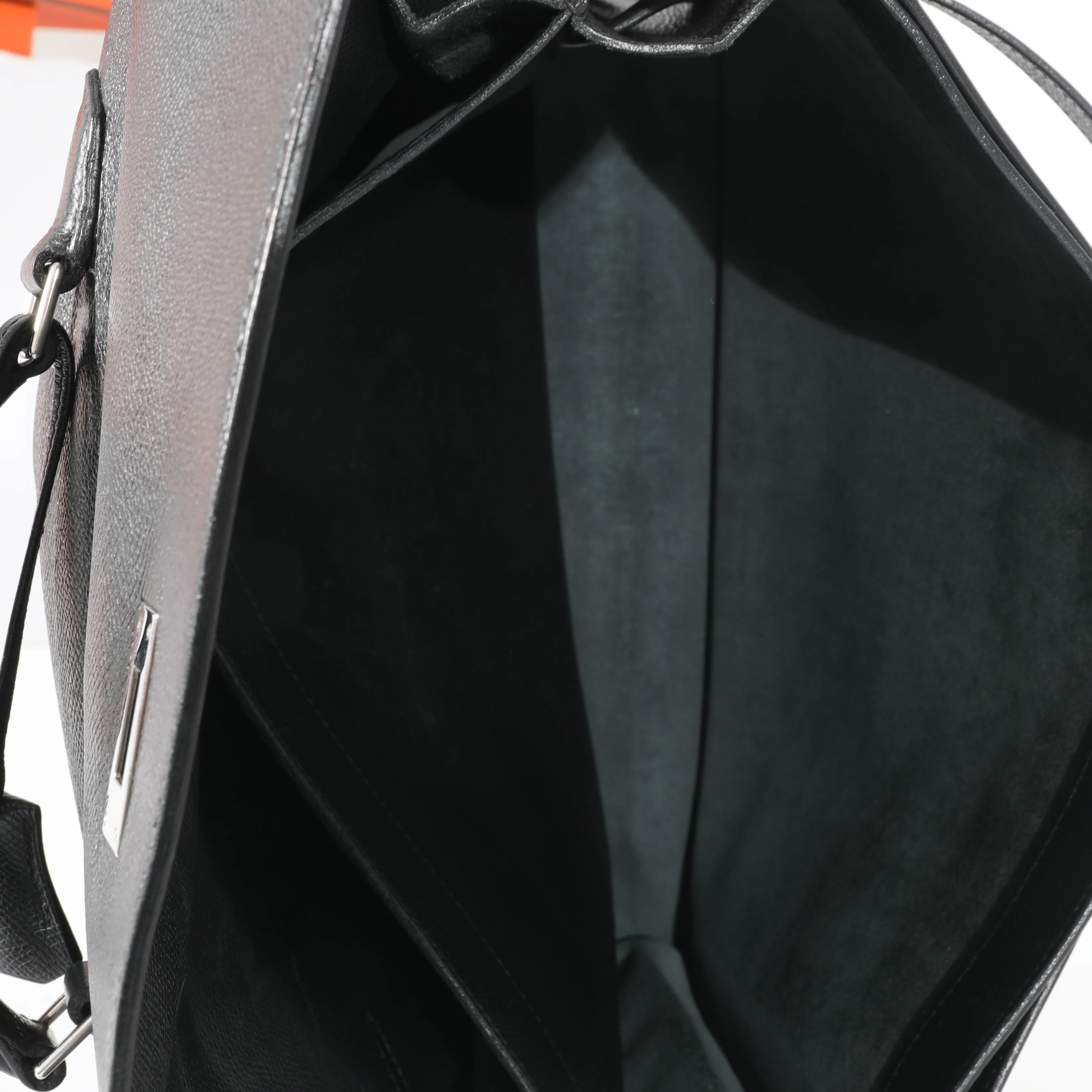 Hermès Black Epsom Kelly Depeche 34 - Image 7