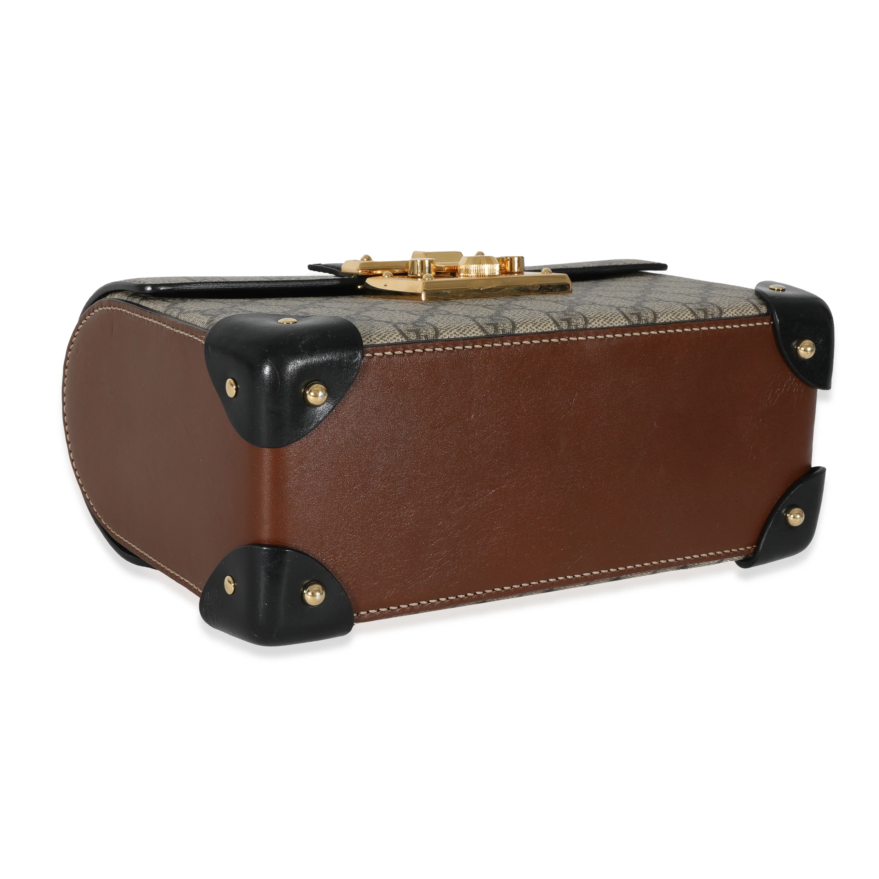Gucci GG Supreme Bamboo Padlock Bag - Image 6