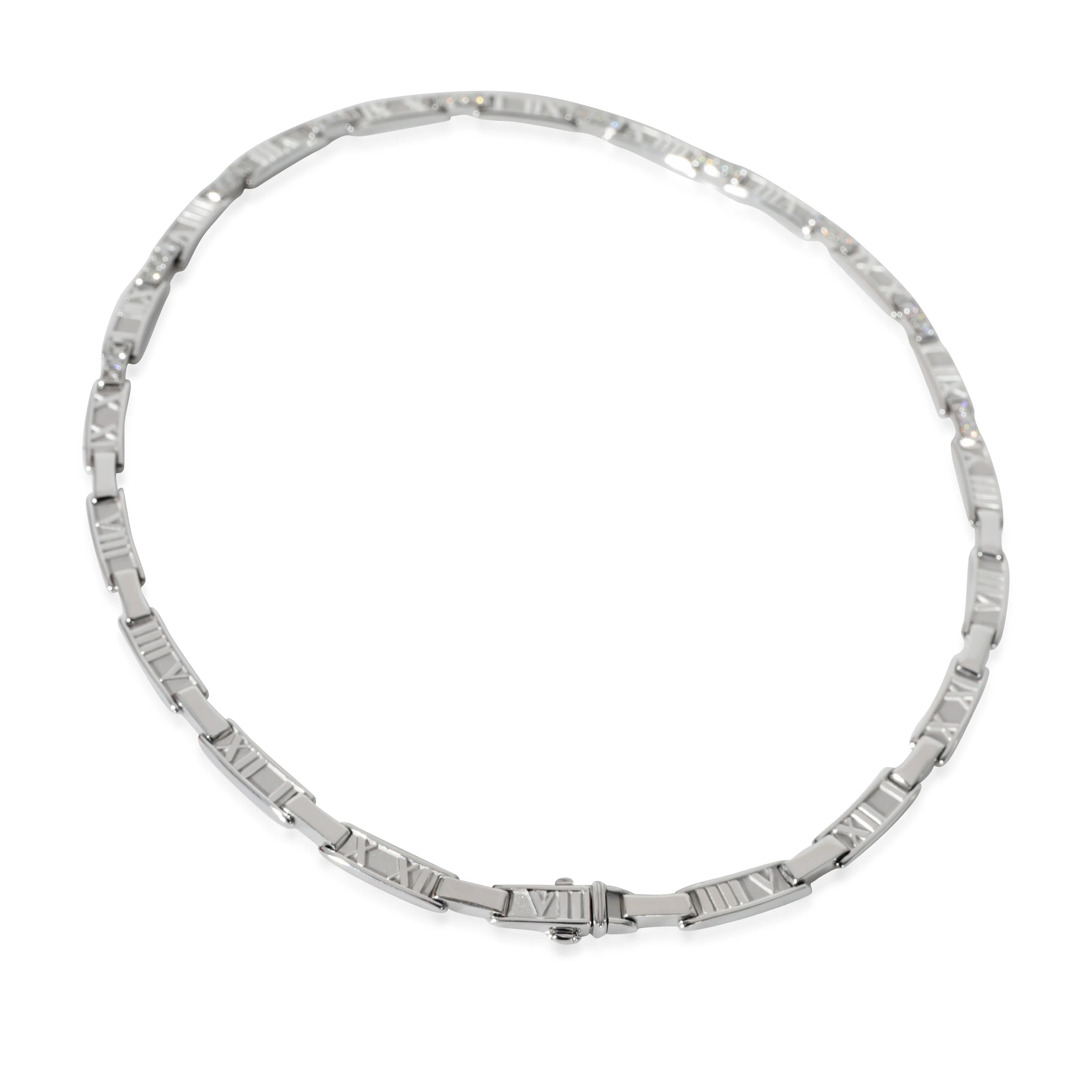 Atlas Diamond Collar Necklace in 18k White Gold 1.5 CTW - Image 3