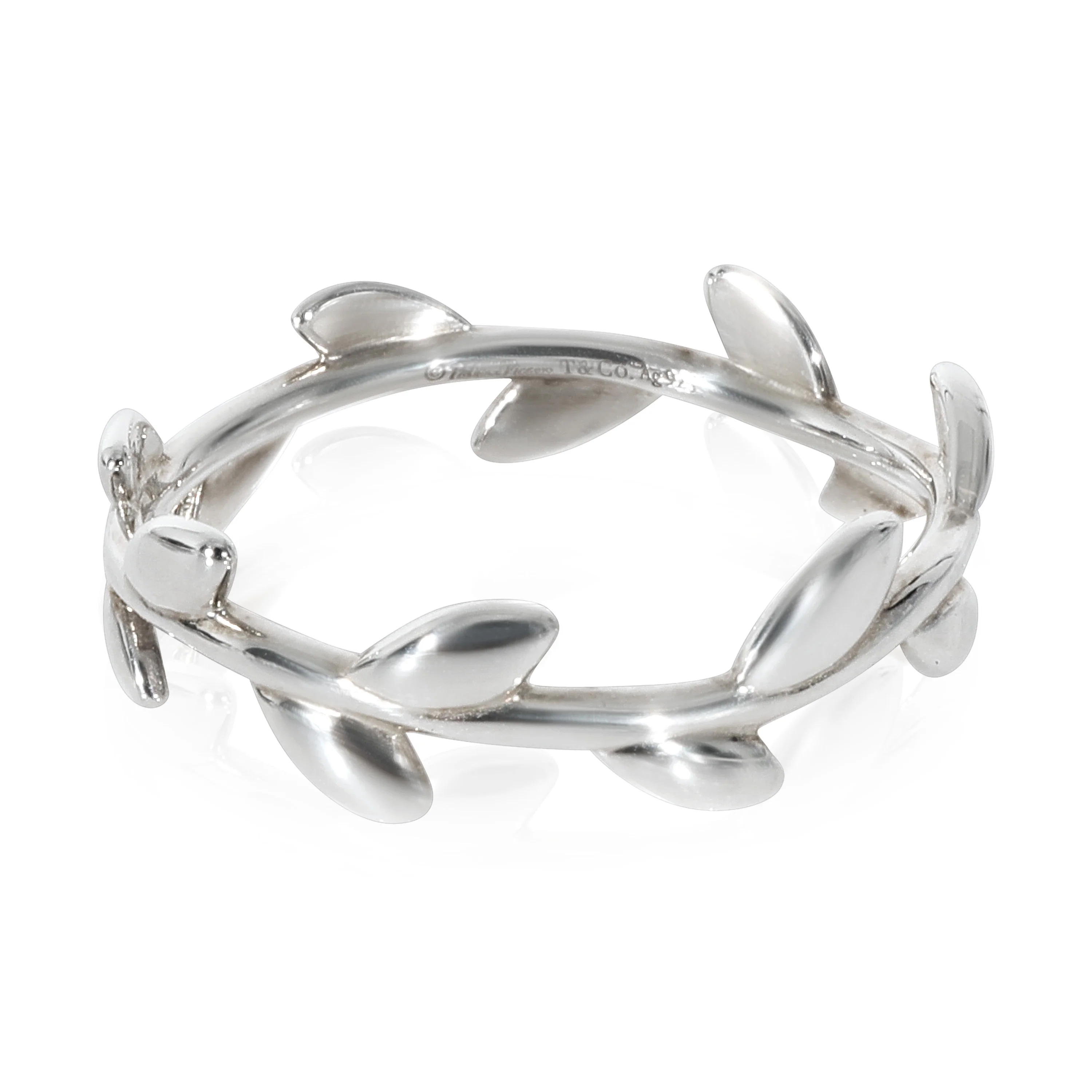 Tiffany & Co. Paloma Picasso Olive Leaf Ring in Sterling Silver - Image 2
