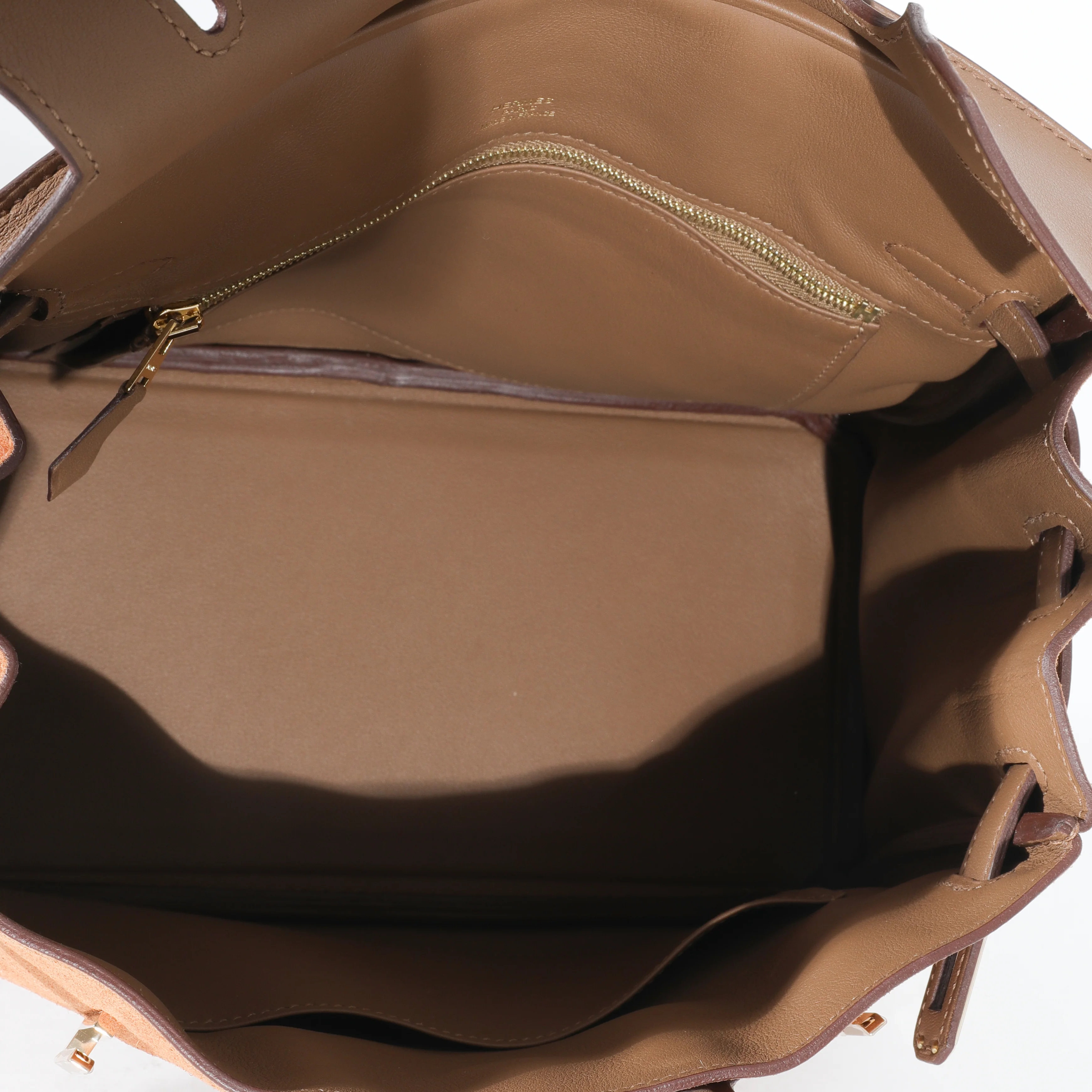 Hermes Chamois Alezan Swift Grizzly Birkin 25 PBHW - Image 7