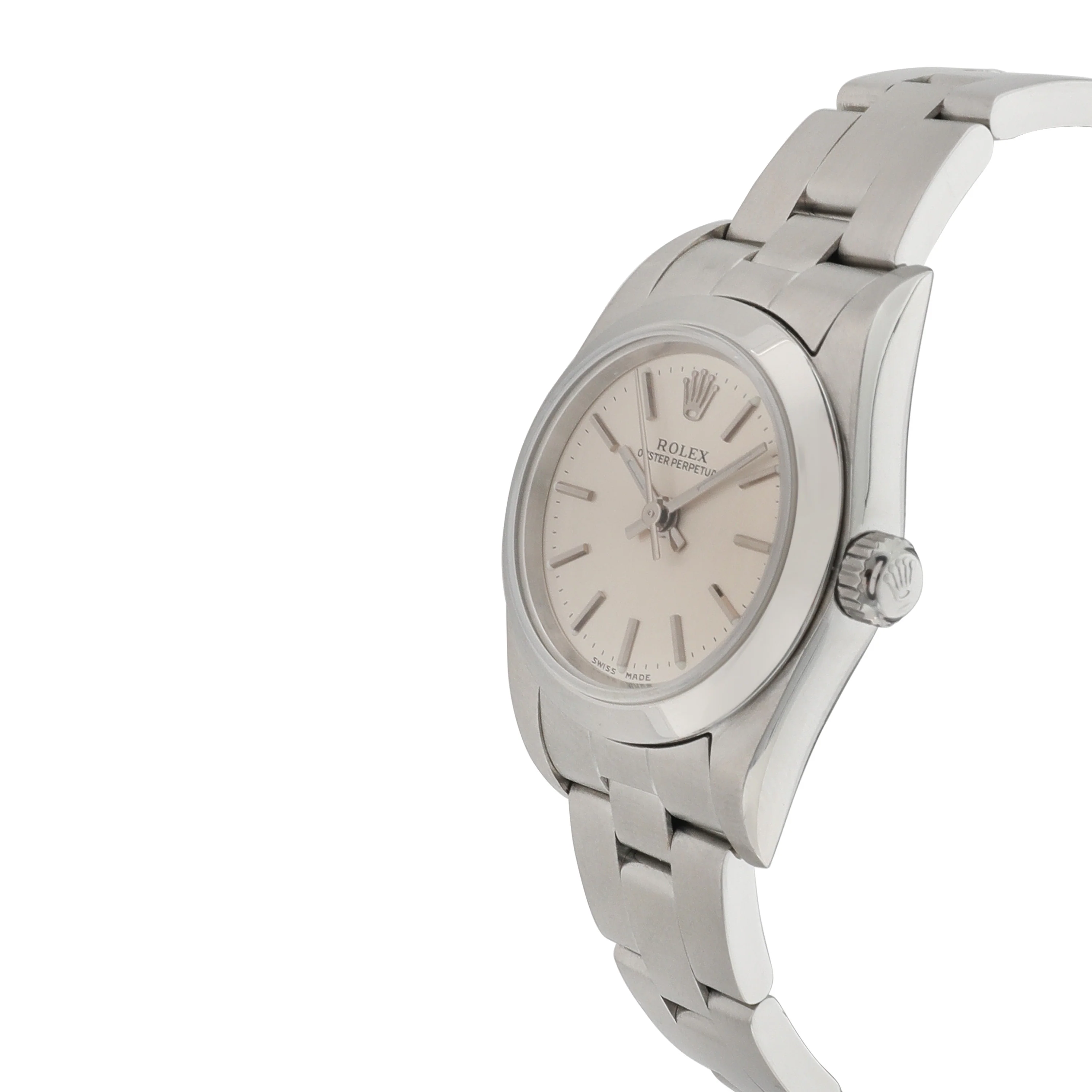 Rolex Oyster Perpetual 76080 Womens Watch in Stainless Steel - Image 4