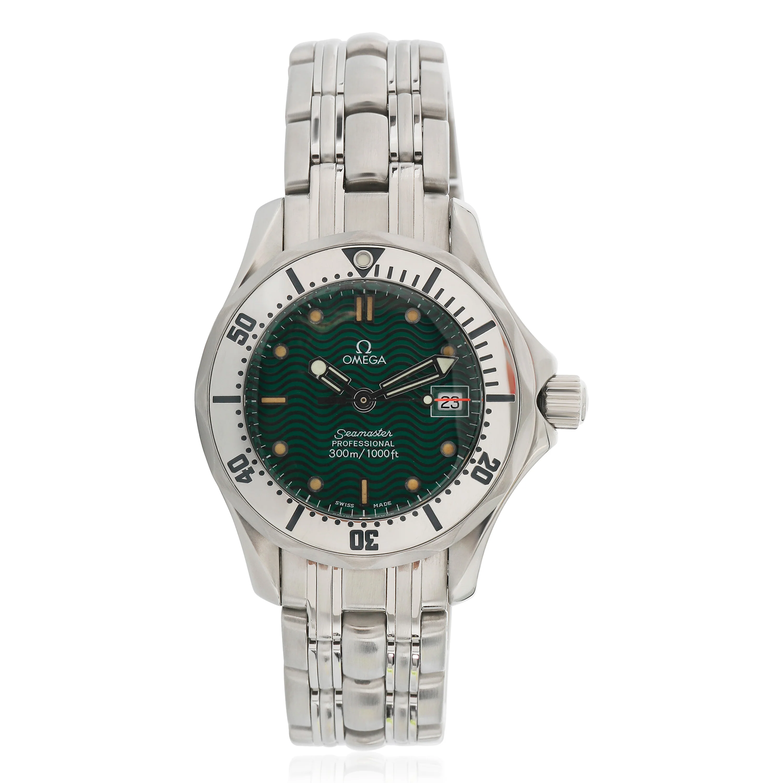 Omega Seamaster Jacques Mayol 2553.41 Womens Watch in Stainless Steel