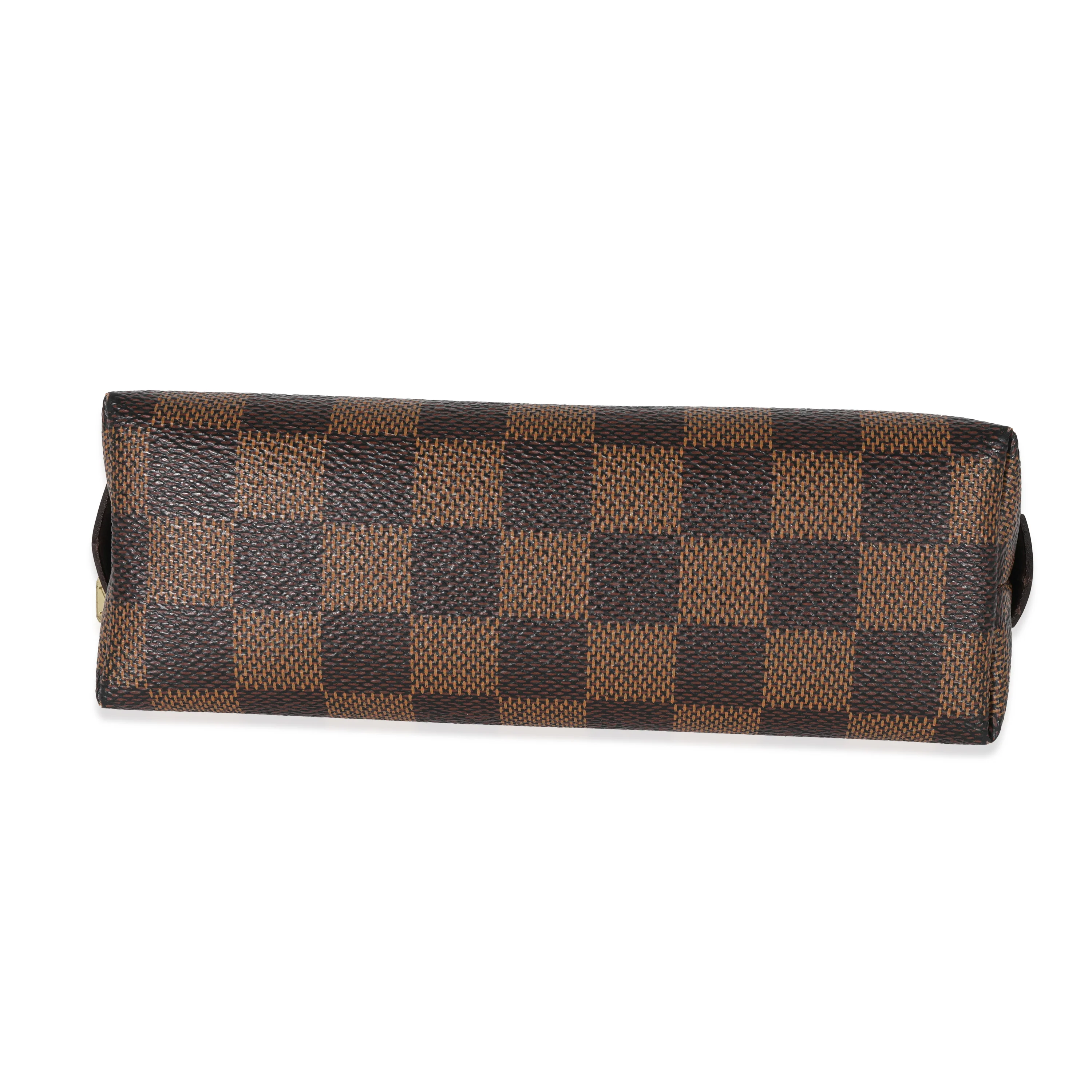 Louis Vuitton Damier Ebene Canvas Cosmetic Pouch - Image 4