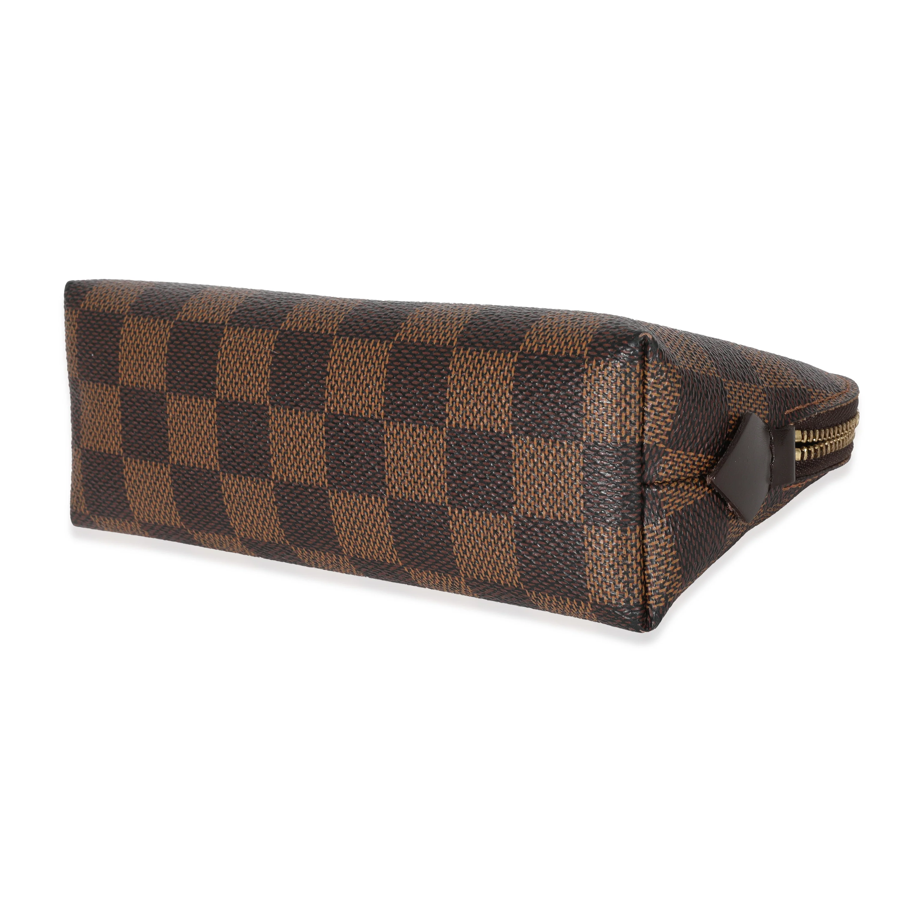 Louis Vuitton Damier Ebene Canvas Cosmetic Pouch - Image 6