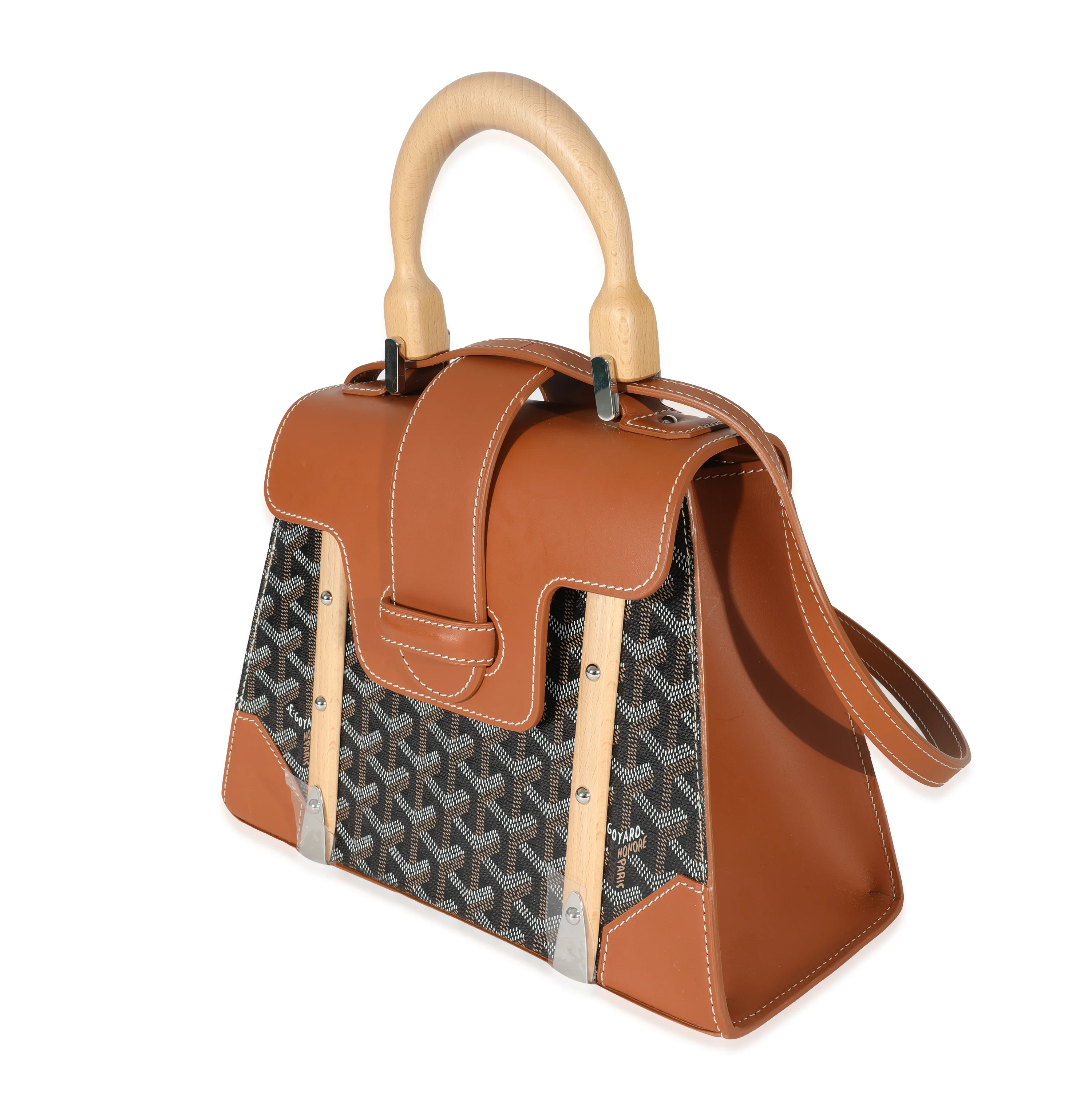 Goyard Black Goyardine Canvas Saigon PM - Image 2